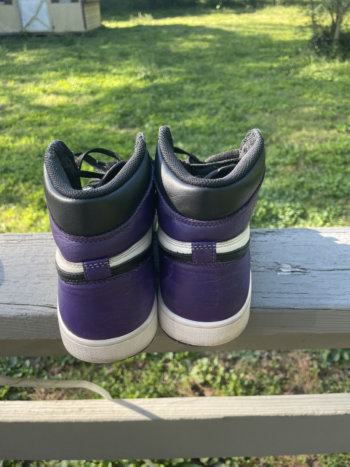 Jordan 1 court purple 1.0 Sz 10.5