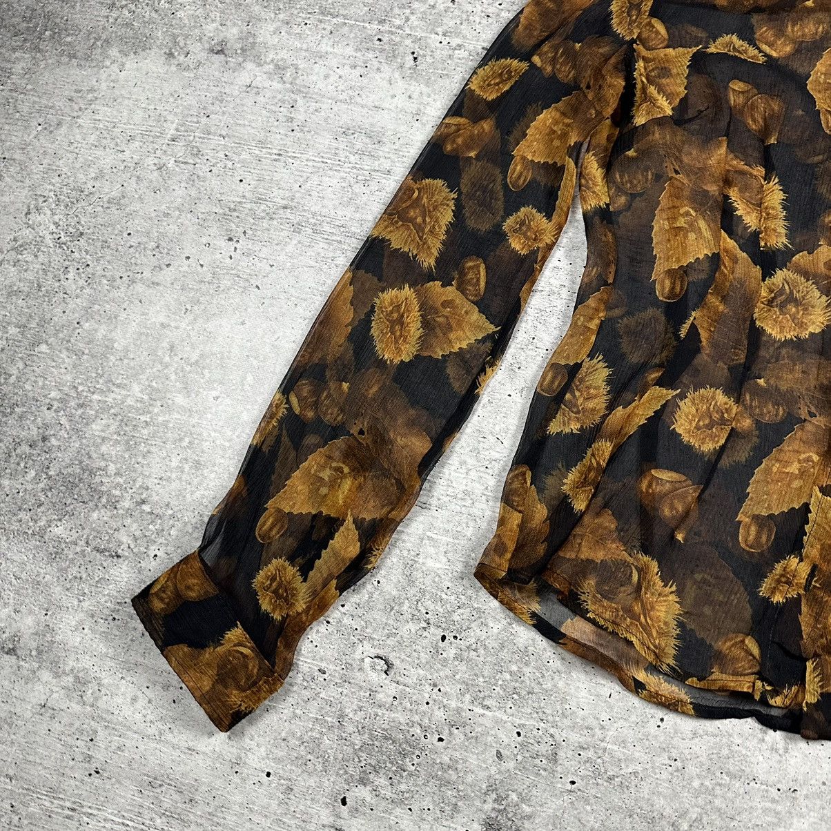 Dolce & Gabbana Vintage Dolce & Gabbana Buttoned Down Shirt Chestnut Pattern Size M / US 6-8 / IT 42-44 - 5 Thumbnail
