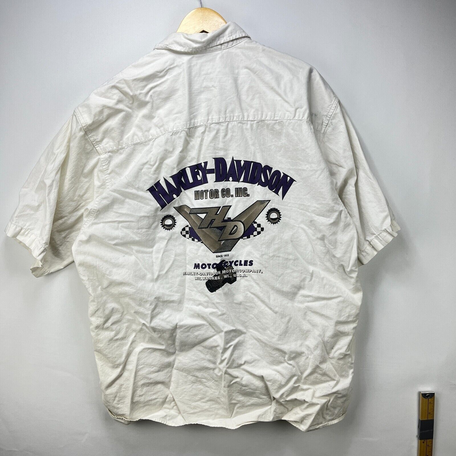 Vintage Vintage '90s Harley-Davidson Eagle Button-Up Shirt XL Size US XL / EU 56 / 4 - 6 Thumbnail