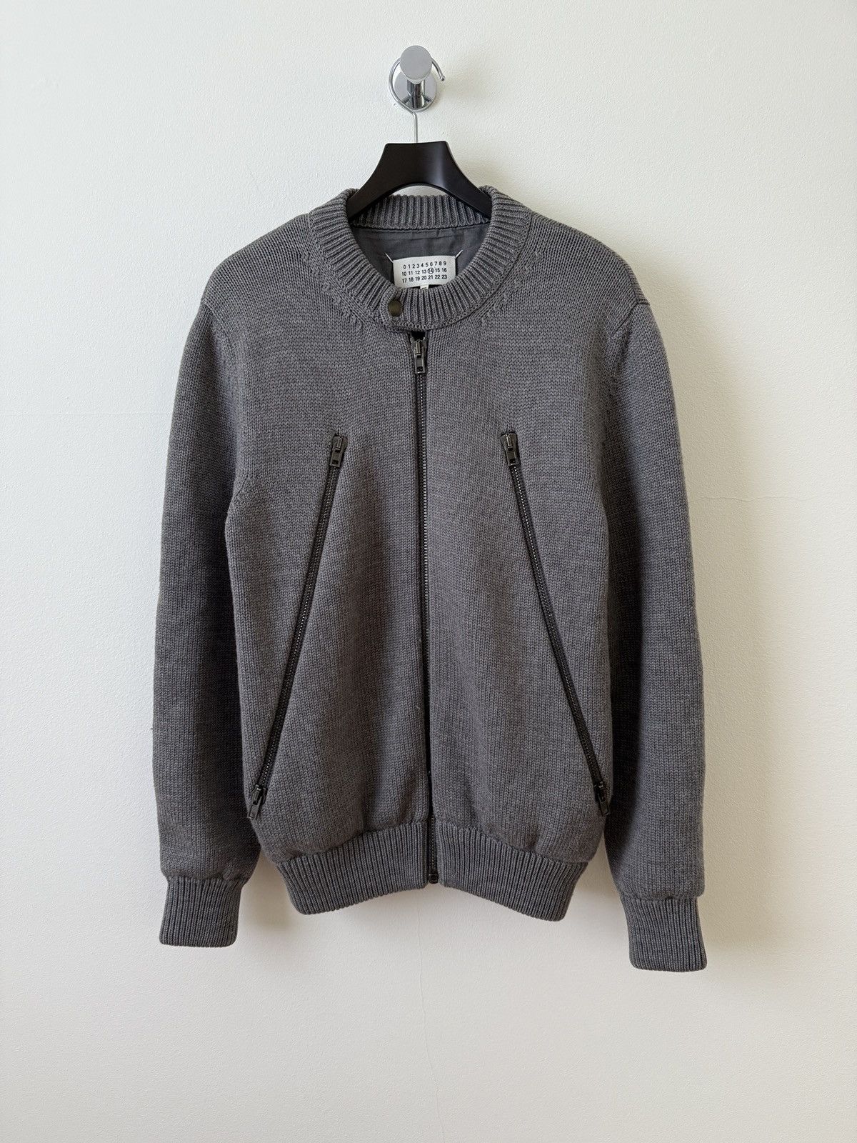 Maison Margiela 5 Zip Wool Knit Sweater Size US M / EU 48-50 / 2 - 1 Thumbnail