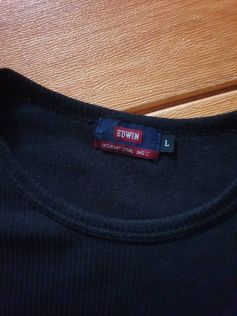 Edwin Edwin Black colour Japanese brand Shirt Size US S / EU 44-46 / 1 - 2 Thumbnail