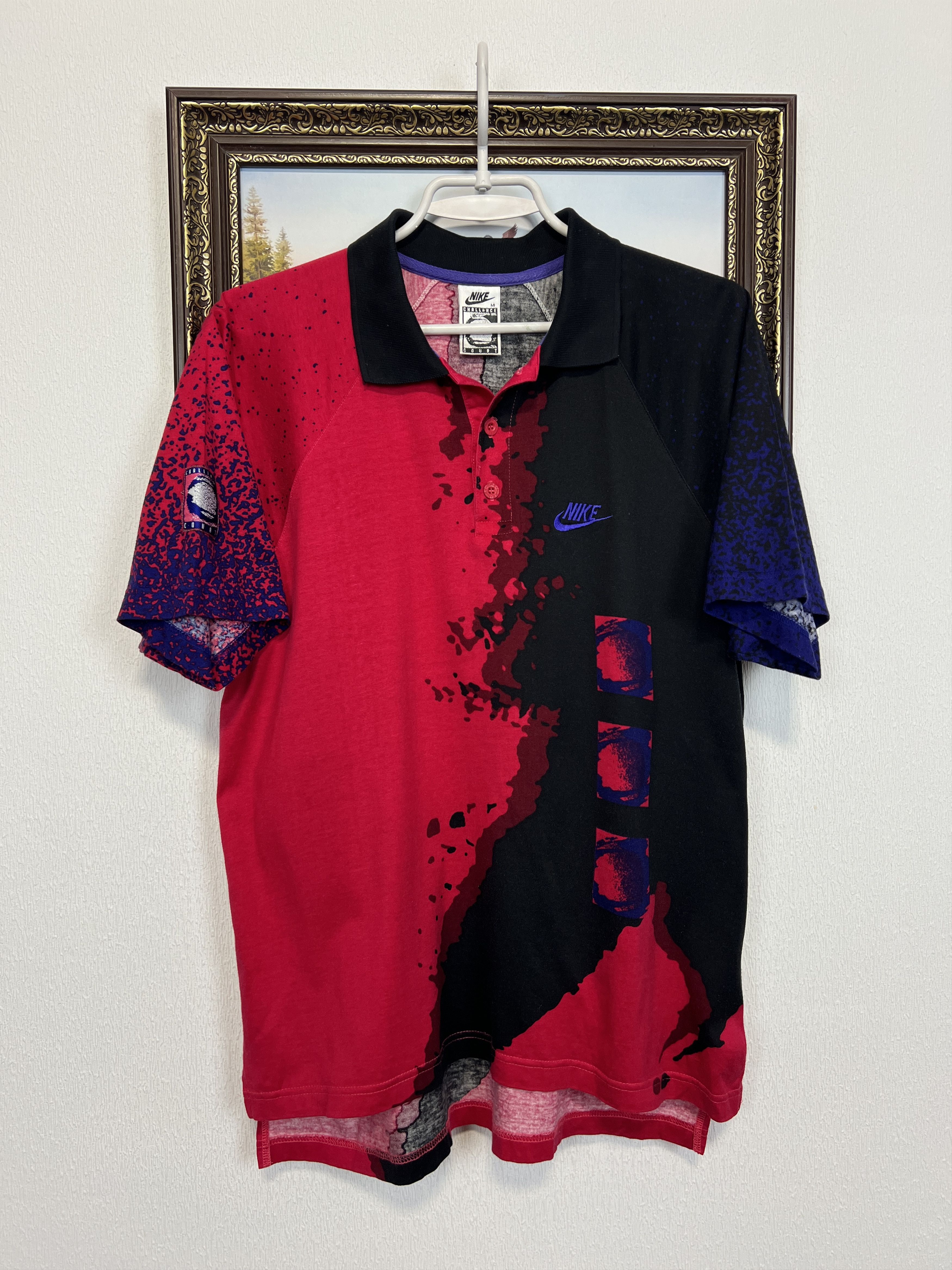 Nike Vintage Nike Challenge Court Andre Agassi Tennis Polo Shirt Size US M / EU 48-50 / 2 - 1 Thumbnail