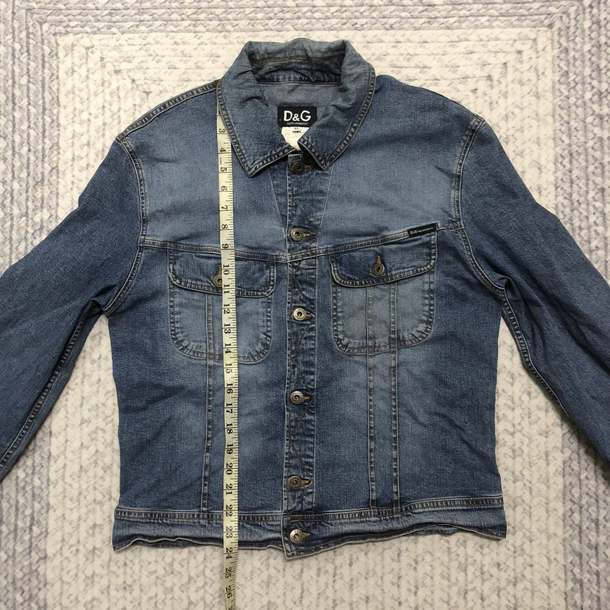 Dolce & Gabbana Rare Distressed Dolce & Gabbana Denim Jacket Size US S / EU 44-46 / 1 - 12 Thumbnail