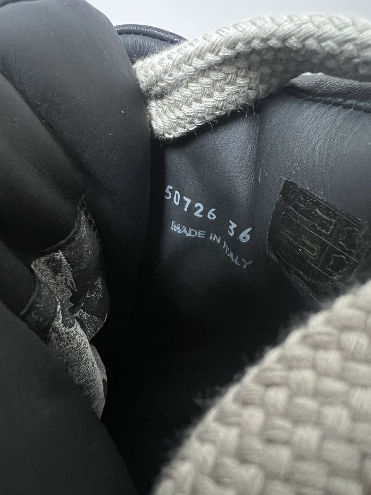 Rick Owens Rick Owens FW23 Leather Jumbo Laces PADDED Sneakers New 36 Size US 6 / IT 36 - 10 Thumbnail
