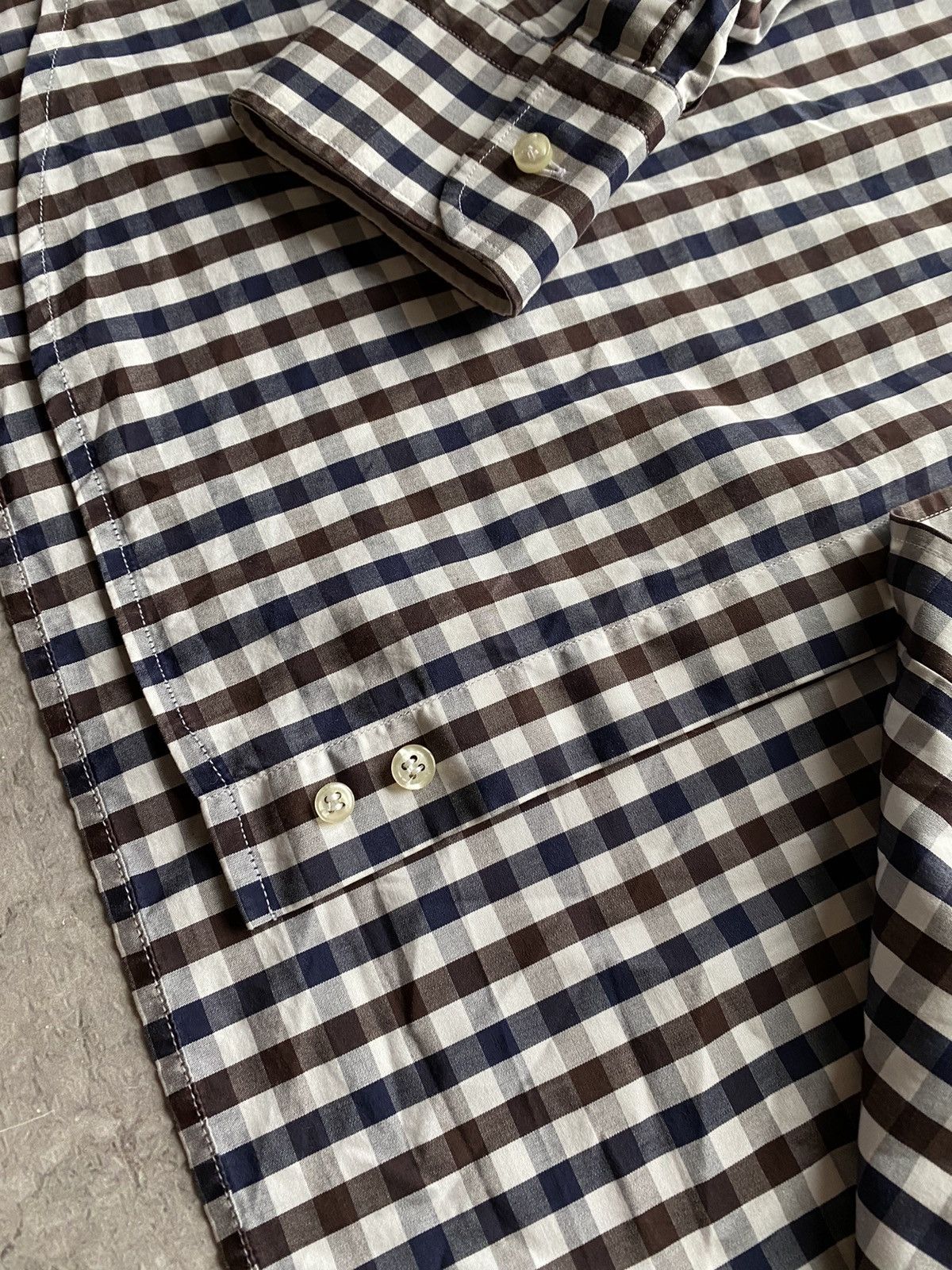 Paul & Shark Paul & Shark Yachting Geometric Shirt Button Made in Italy Size US XL / EU 56 / 4 - 6 Thumbnail