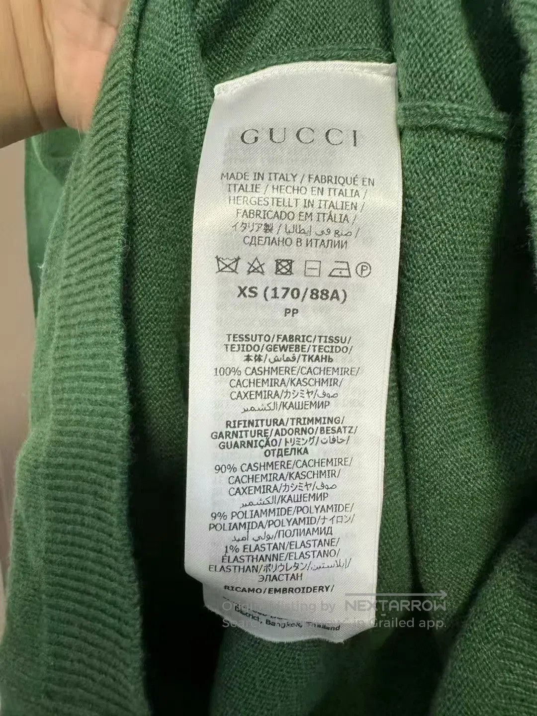 Gucci gucci deep green wool sweater size xs. Size US XS / EU 42 / 0 - 4 Thumbnail