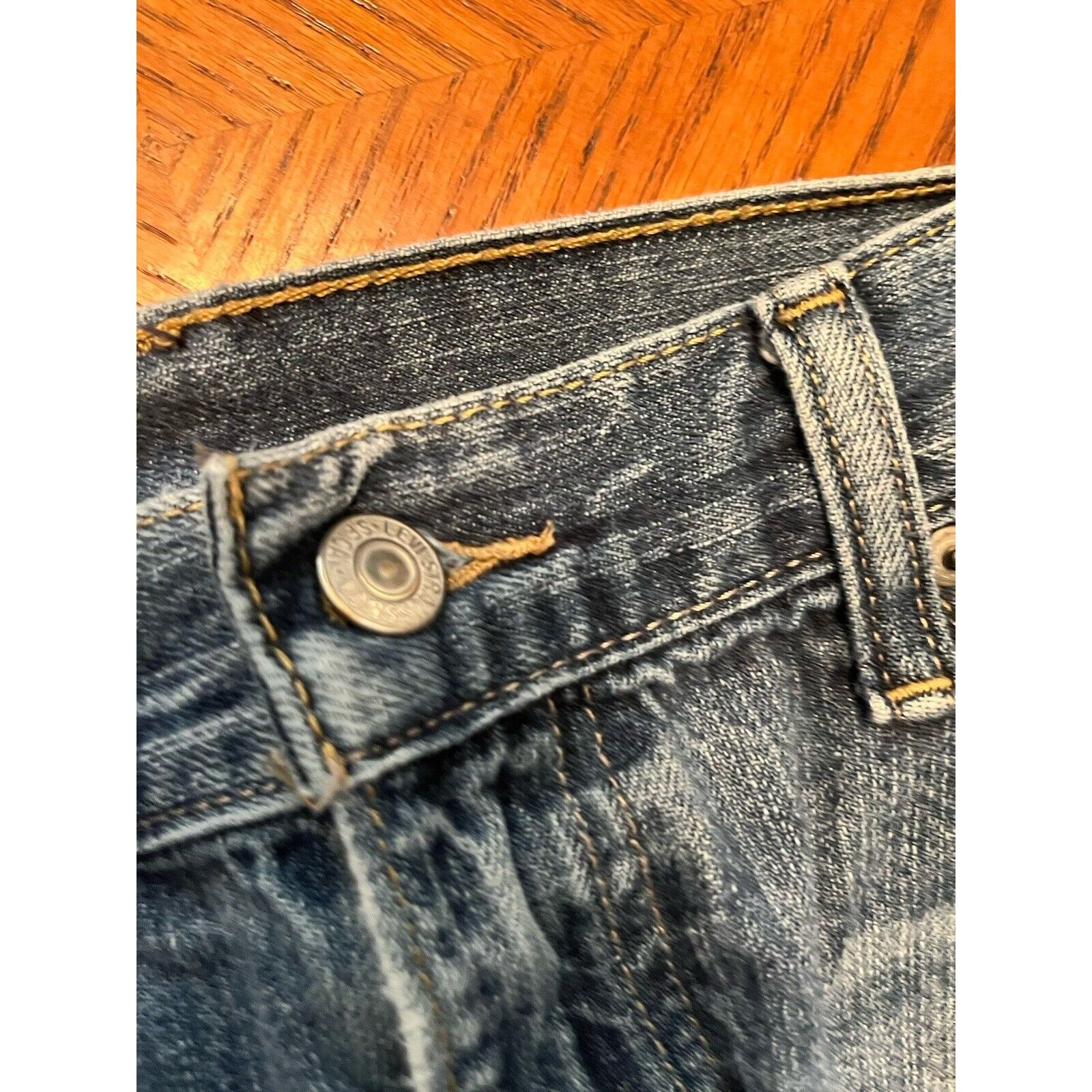 Levi's levis 514 jeans 34x32 pants blue denim cotton Size US 34 / EU 50 - 3 Thumbnail