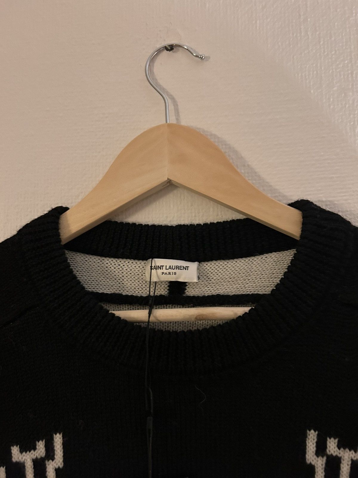 Saint Laurent Paris Saint Laurent Knit Sweater Size US M / EU 48-50 / 2 - 2 Thumbnail