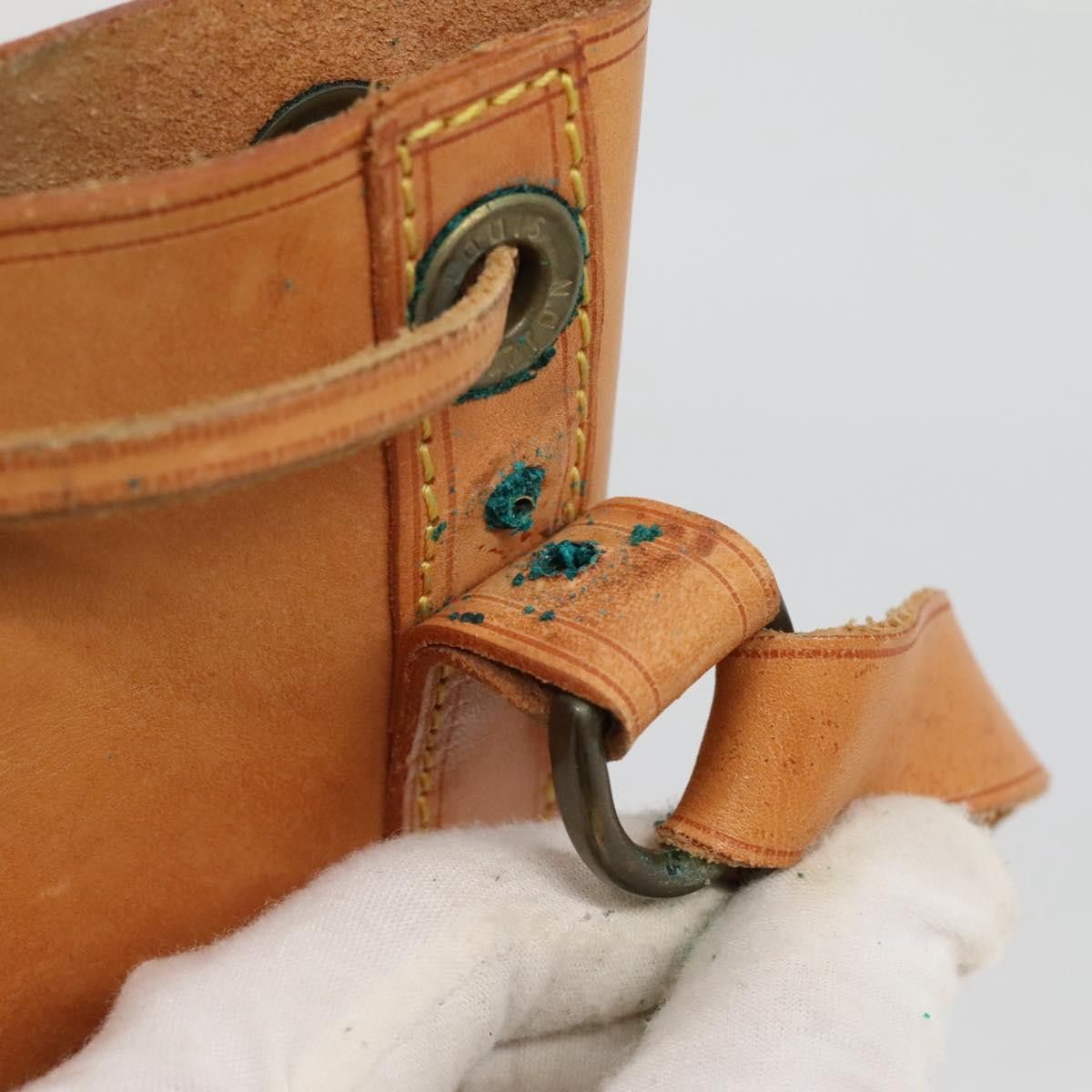 Louis Vuitton LOUIS VUITTON Nomad Leather Petit Noe Shoulder Bag Beige Size ONE SIZE - 12 Thumbnail