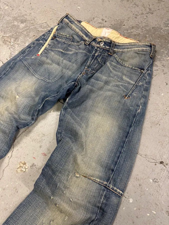 2000s Marithe + Francois Girbaud Blue Faded Jeans