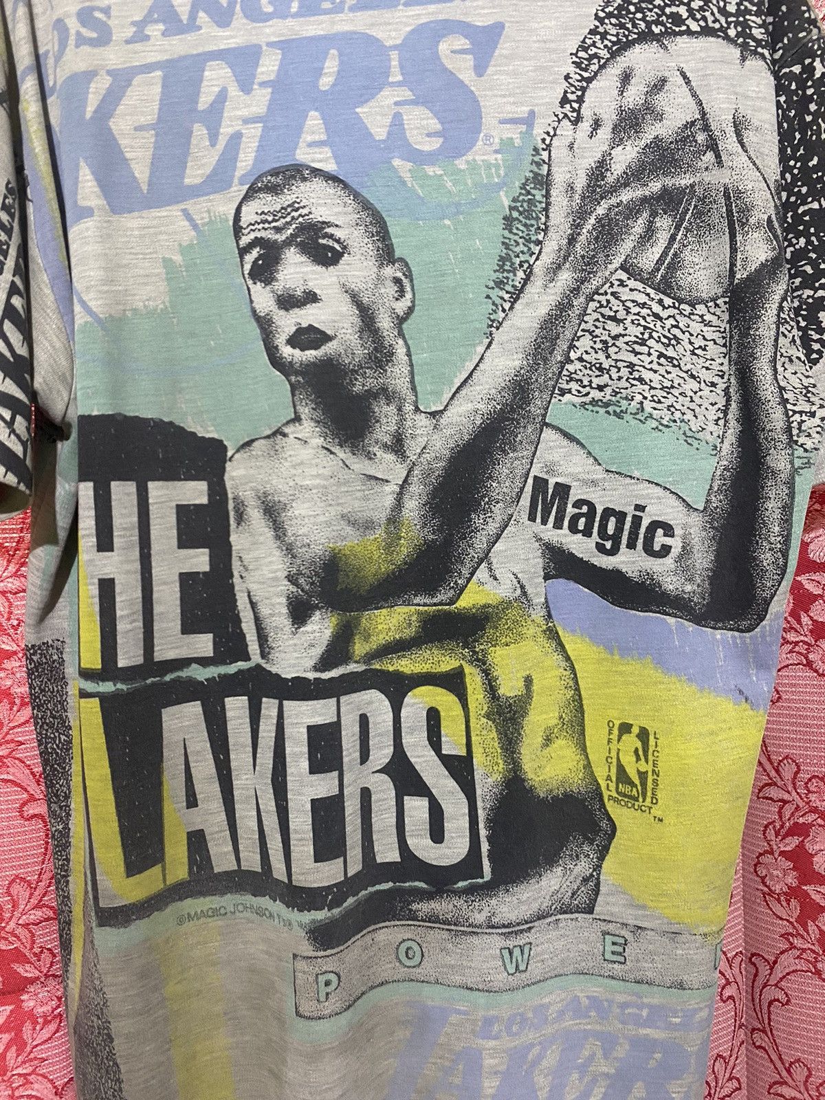 Other 90s LA Lakers AOP Magic Johnson T's T-Shirt Size US XL / EU 56 / 4 - 7 Thumbnail