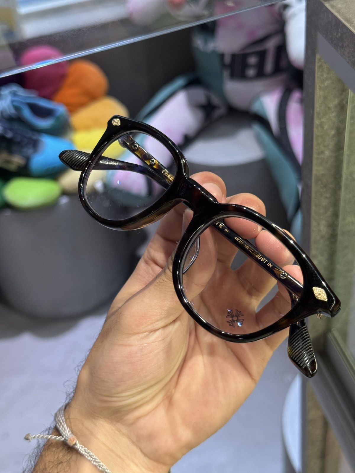 Chrome Hearts Chrome Hearts Just In Brown Glasses Size ONE SIZE - 16 Thumbnail