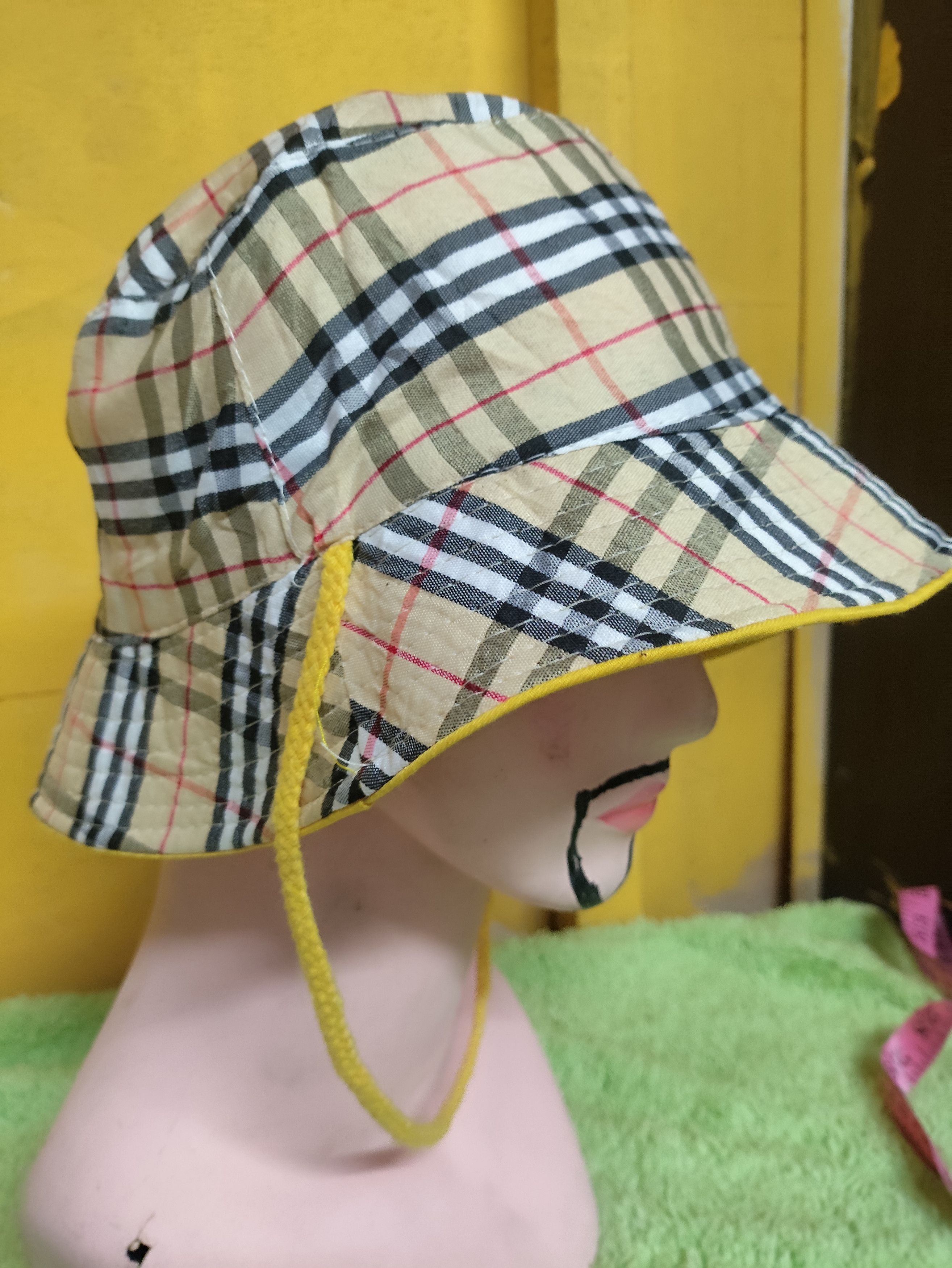 Designer Custom Made Like Burberri Design Hat Cap Streetwear Size ONE SIZE - 2 Thumbnail