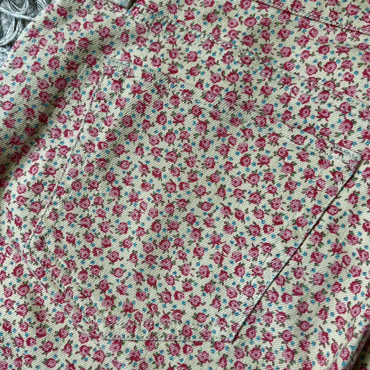 Denim & Supply Ralph Lauren Ralph Lauren Floral Pants Pink Flower Denim Supply Very Rare Size 30" / US 8 / IT 44 - 5 Thumbnail