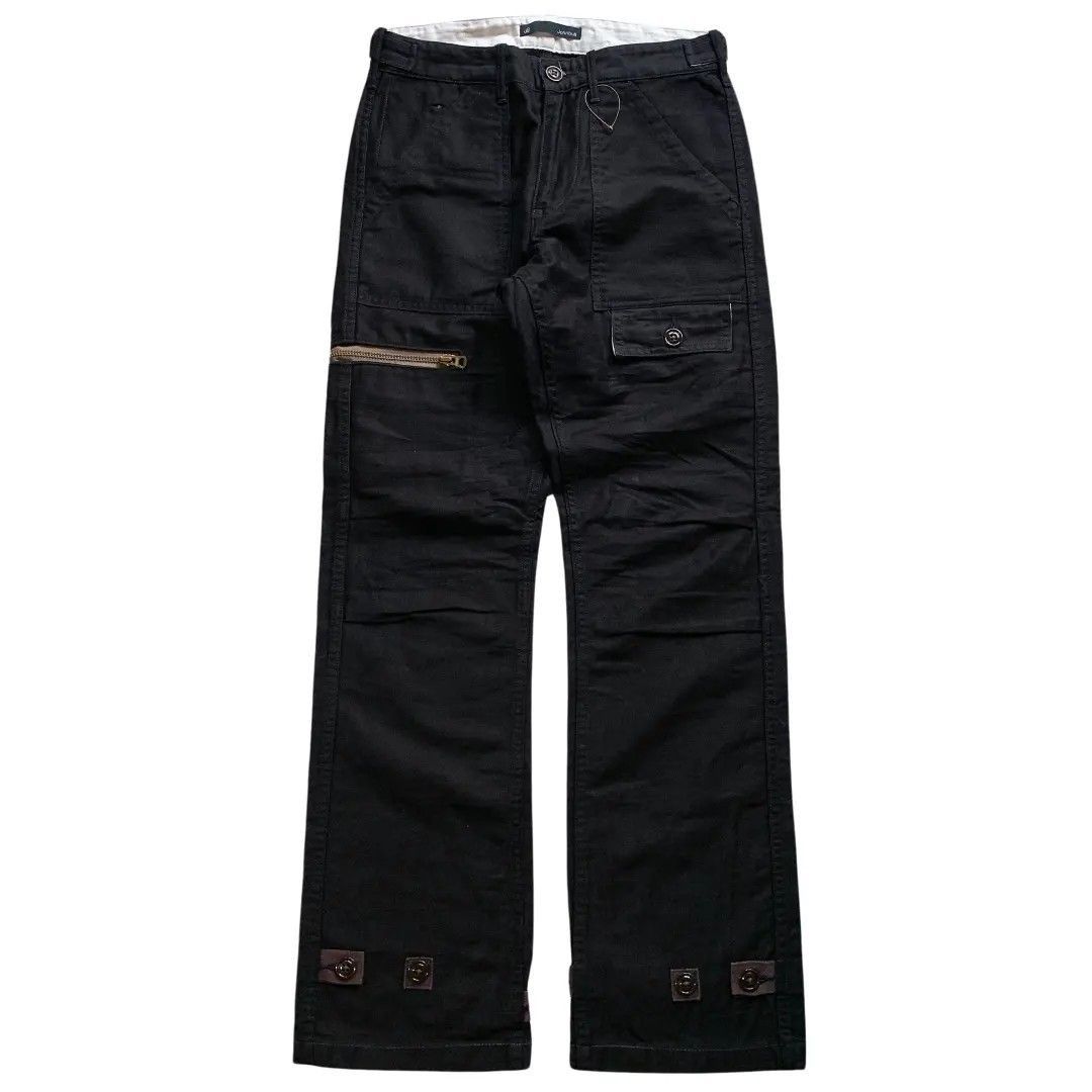Japanese Brand × Johnbull John Bull Kojima Japan Sateen Fatigue Pants Zipper Pocket Size US 29 - 1 Thumbnail
