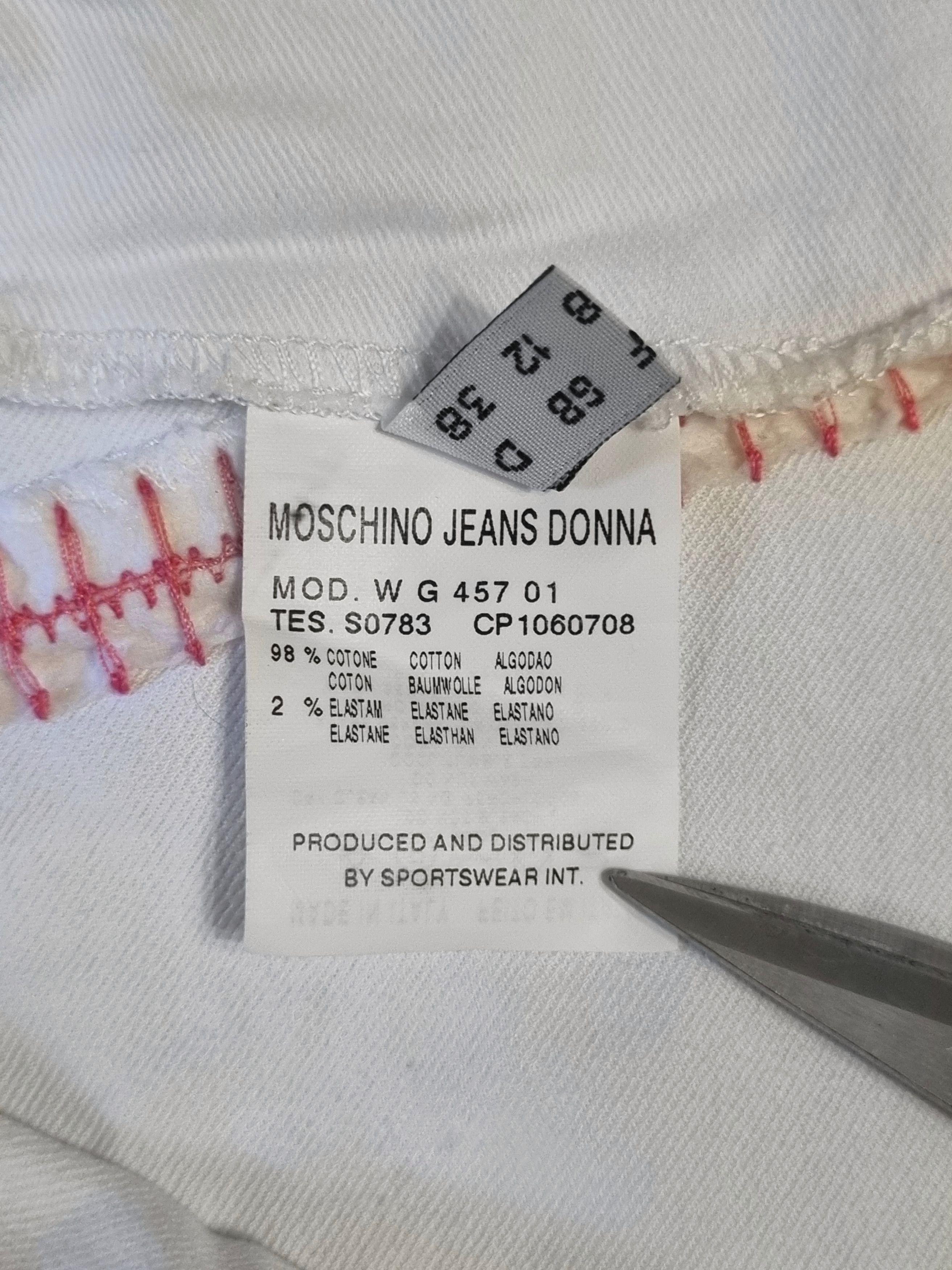 Moschino × Vintage Vintage Moschino Jeans Y2K Midi Skirt Size 30" / US 8 / IT 44 - 12 Thumbnail
