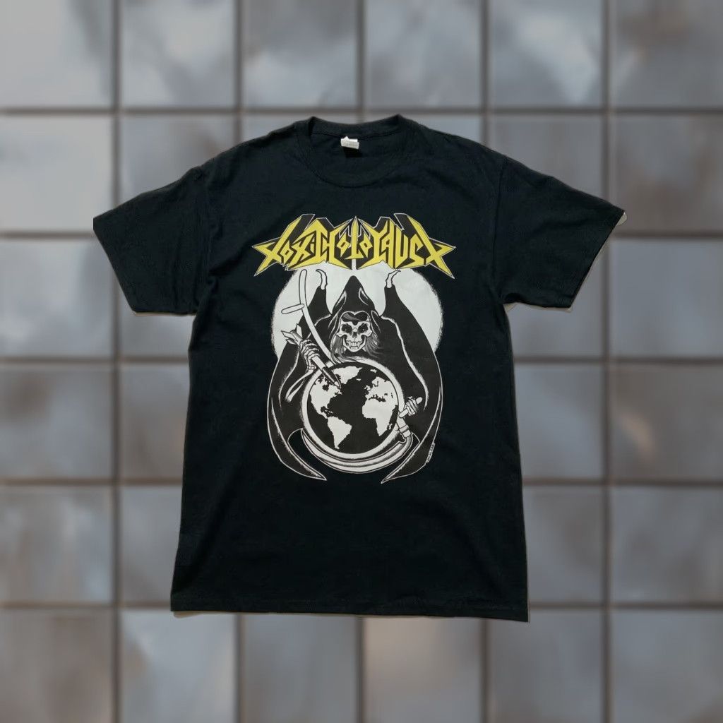 Fruit Of The Loom Toxic Holocaust Reaper Demo EP Album Thrash Metal Rock Band Black T-Shirt Sz. M Mens Size M Band Shirt Size US M / EU 48-50 / 2 - 1 Thumbnail