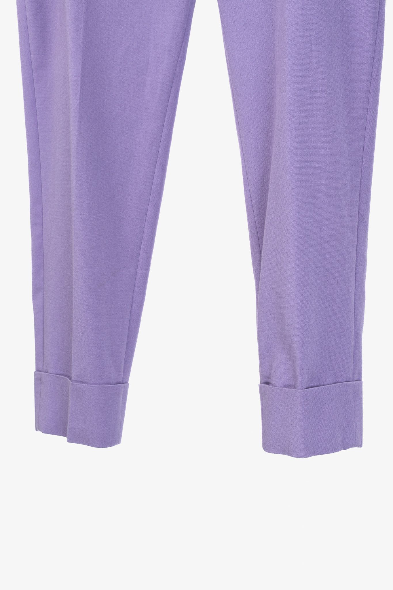 Akris Akris Maxima Cotton & Silk Cropped Straight-Leg Pants Size 32" / US 10 / IT 46 - 6 Thumbnail