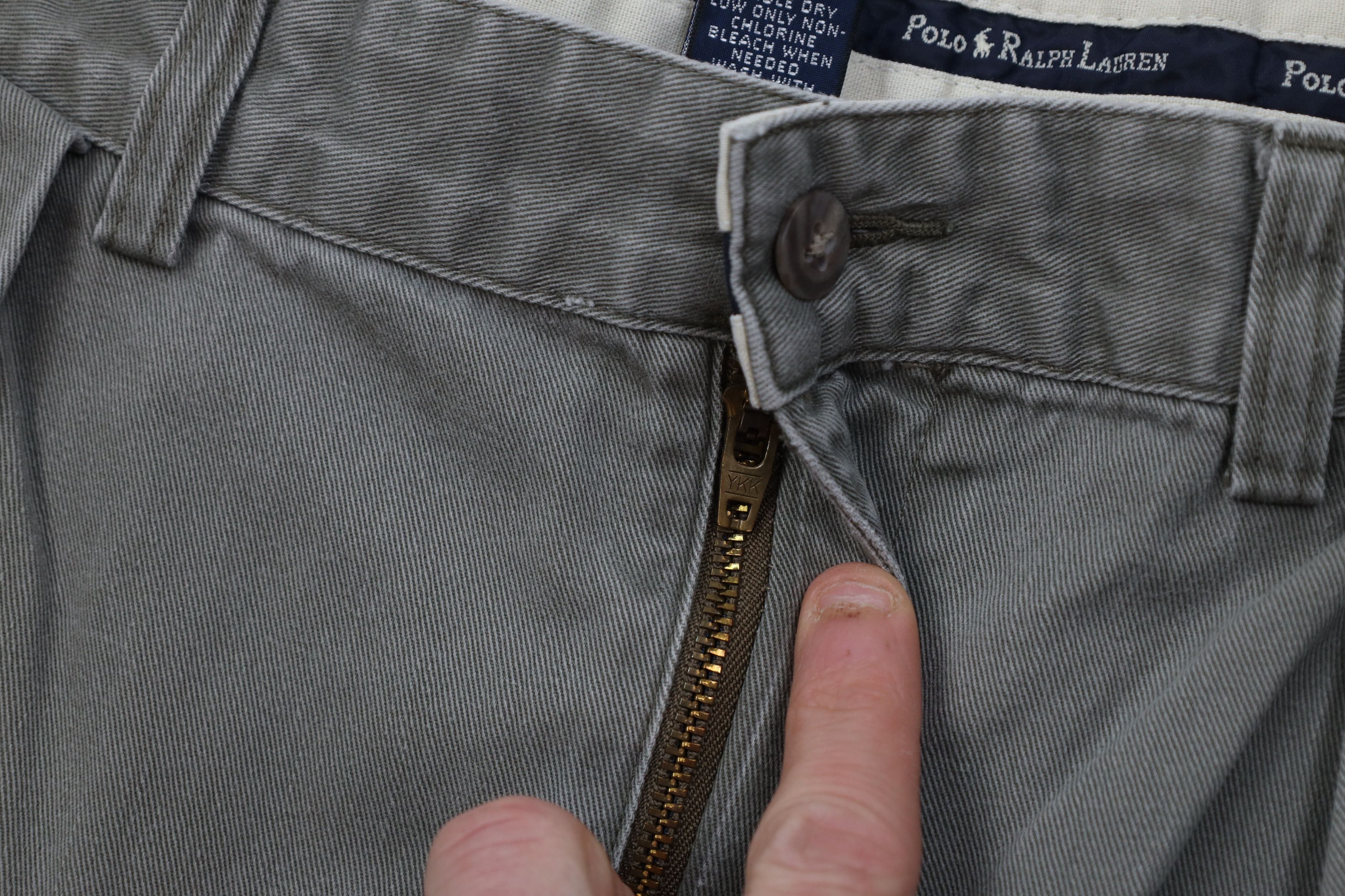 Ralph Lauren Vintage 90s Ralph Lauren Pleated Chino Shorts Green Cotton Size US 36 / EU 52 - 6 Thumbnail