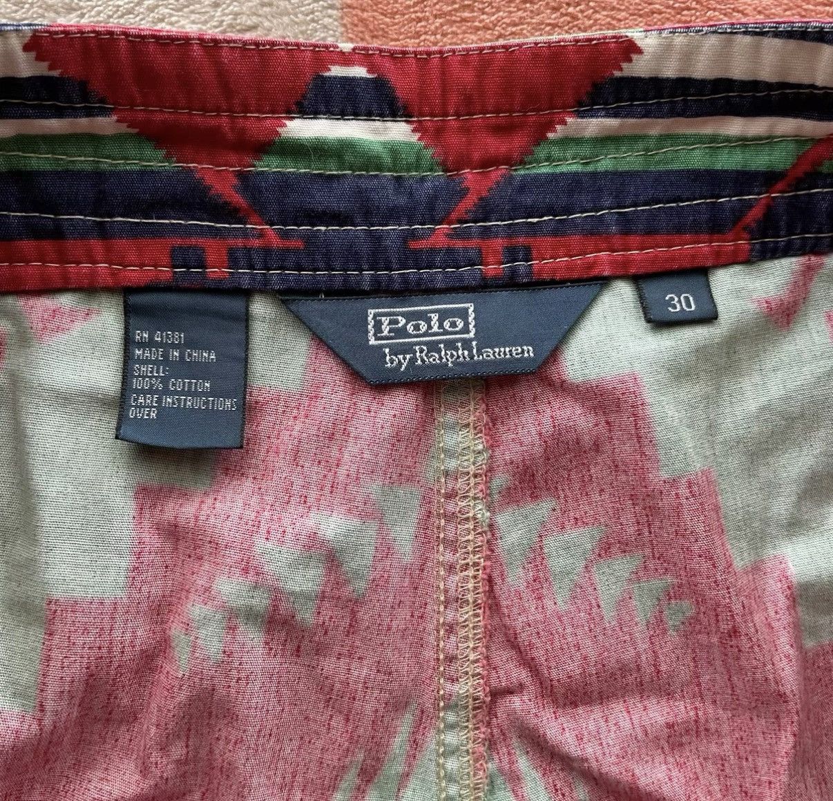 Polo Ralph Lauren Ralph Lauren Polo Southwestern Style Beach Shorts K22 Size US 30 / EU 46 - 3 Thumbnail