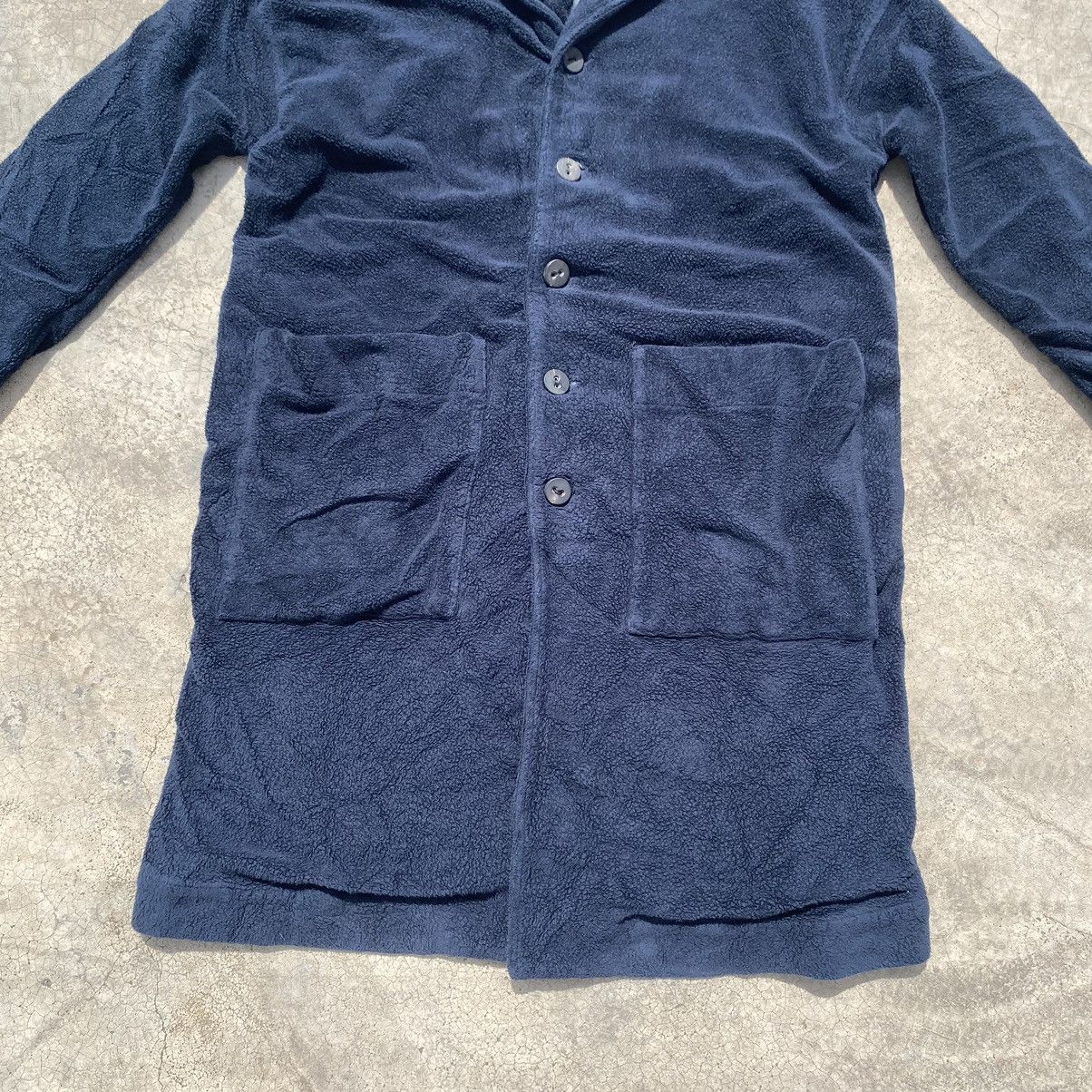 Album di Famiglia 🔥LIMITED EDITION🔥 Album Di Famiglia Velvet Loose Coat - Navy Size L / US 10 / IT 46 - 7 Thumbnail