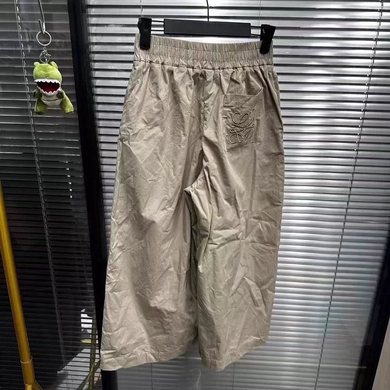 Loewe loewe xsKhaki micro-label logo pants 2504-Nextarrow Size US 26 / EU 42 - 1 Thumbnail