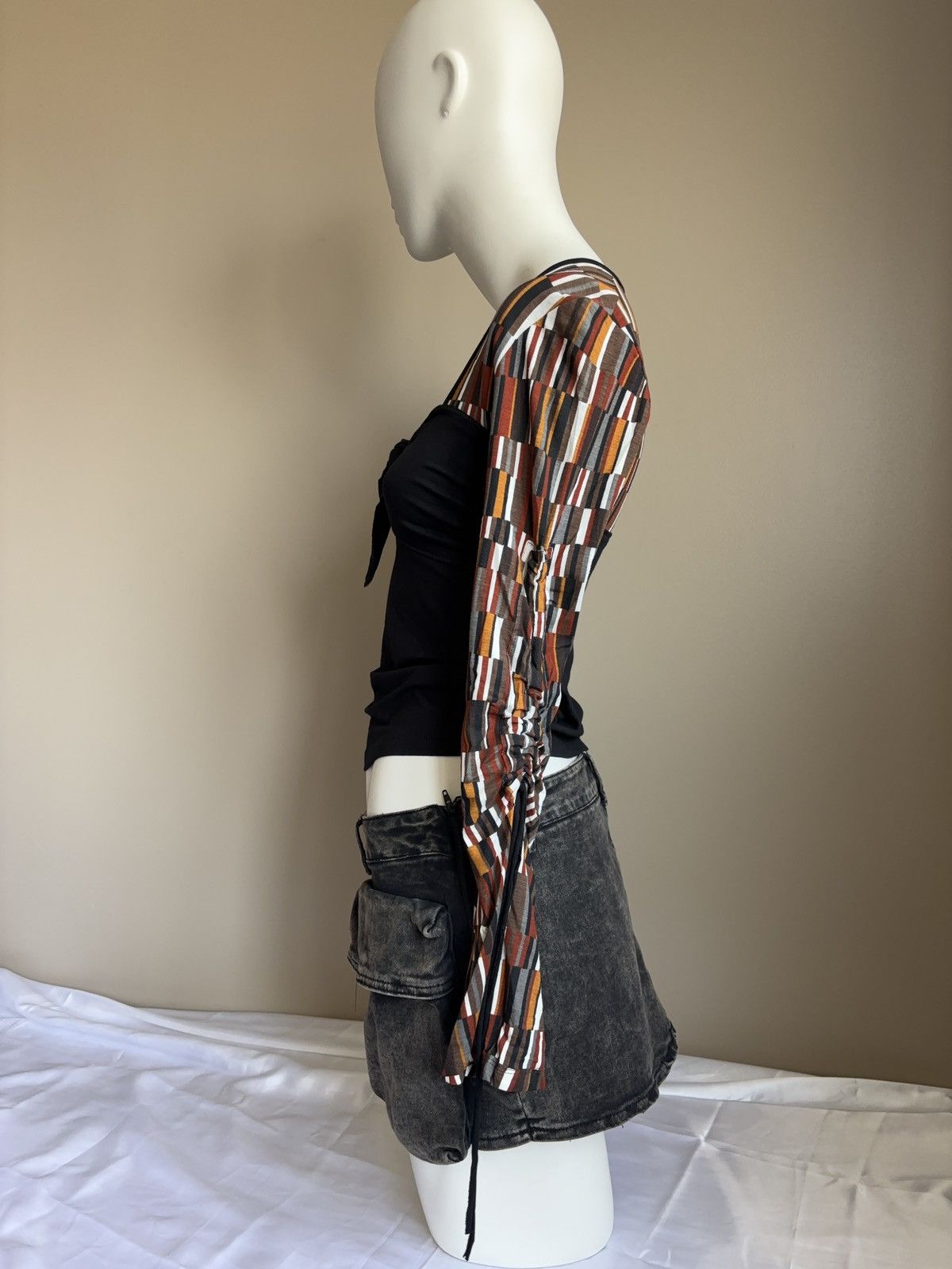 Vintage French NEW blouse long sleeve top coquette style vintage Size S / US 4 / IT 40 - 5 Thumbnail