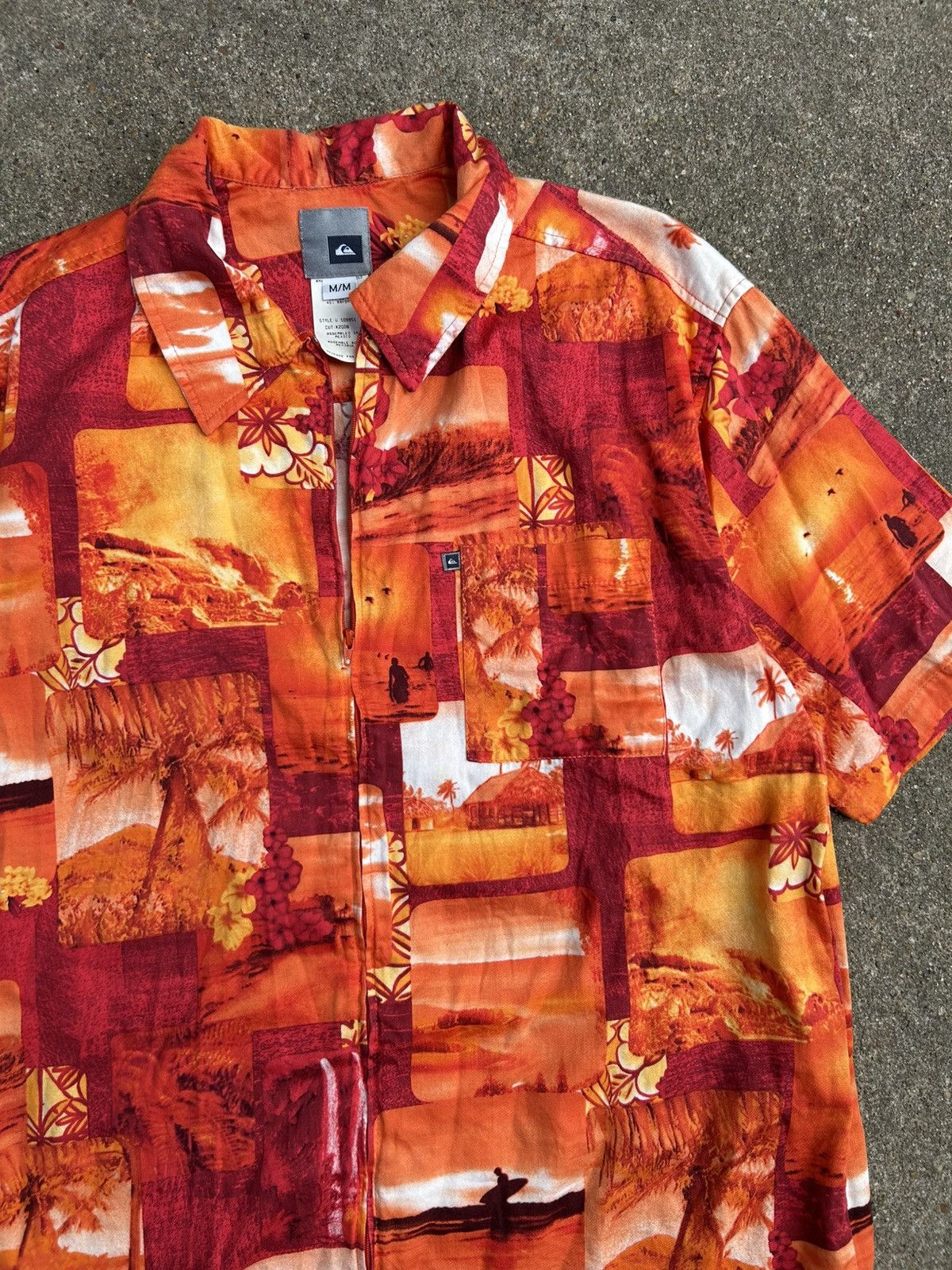 Quiksilver 90’s Quicksilver Surf Zip Shirt M Size US M / EU 48-50 / 2 - 3 Thumbnail