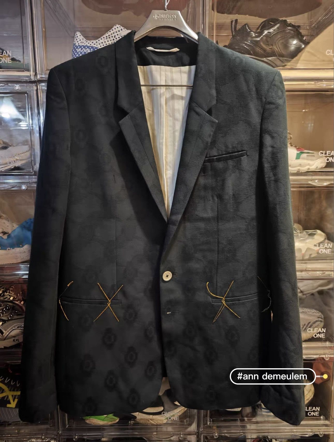 Ann Demeulemeester New ann demeulemeester palace jacquard handmade suit Size 42S - 1 Thumbnail