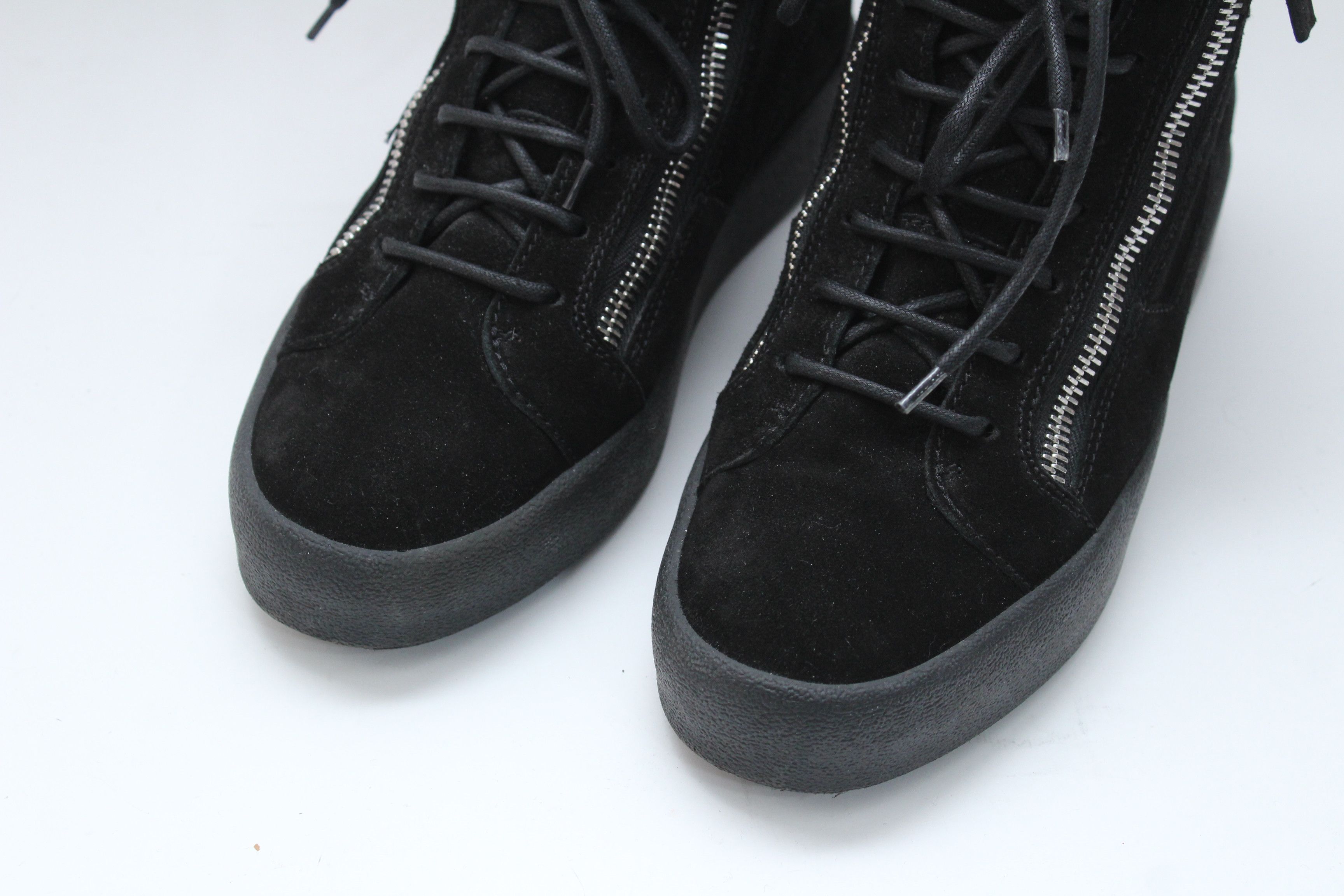 Giuseppe Zanotti Giuseppe Zanotti Suede Shearling High-Top Sneakers 41 Size US 8 / EU 41 - 3 Thumbnail