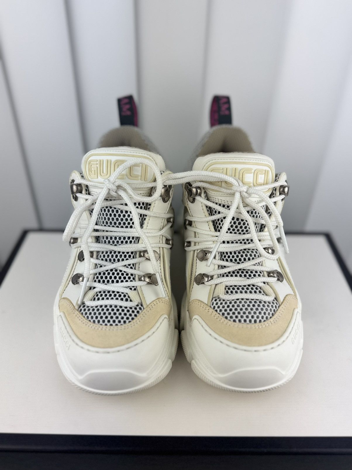 Gucci Gucci Flashtrek Sneakers White Size US 6 / IT 36 - 3 Thumbnail