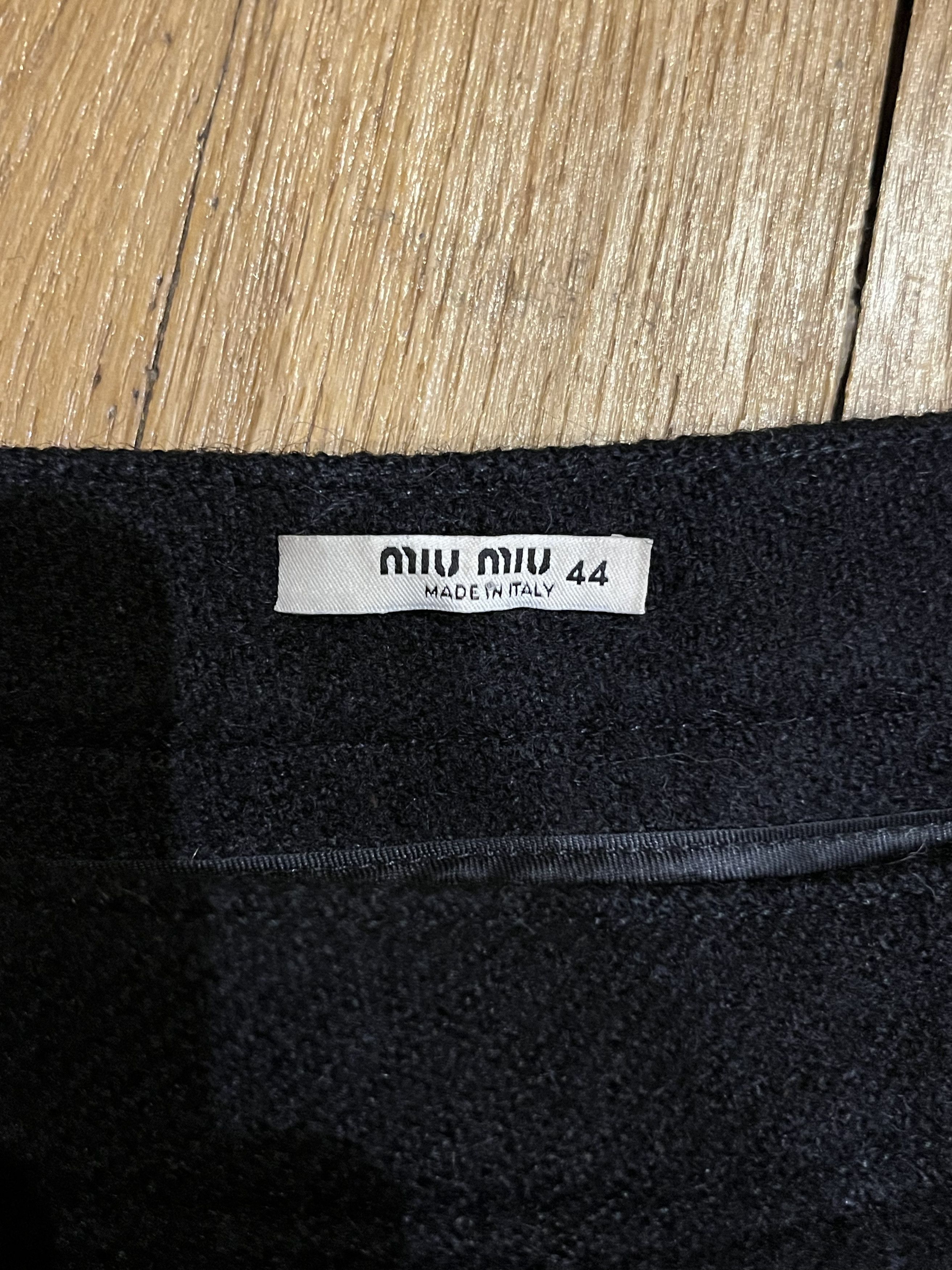Miu Miu Miu Miu Mohair wool skirt with hem lacing detail Size 30" / US 8 / IT 44 - 3 Thumbnail