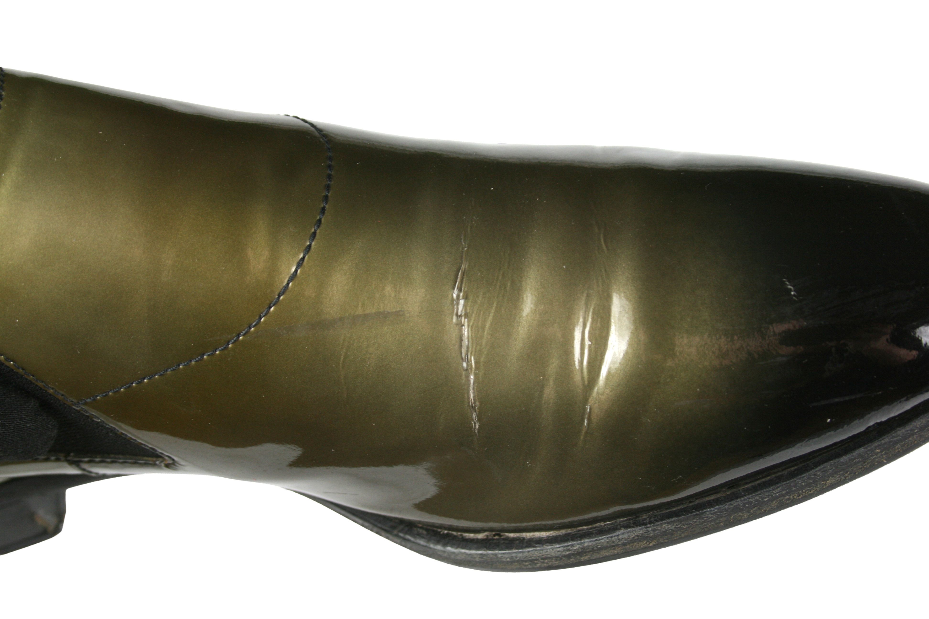 Prada 00S Gradient Patent Leather Dress Shoes Vintage Size US 8.5 / IT 38.5 - 11 Thumbnail