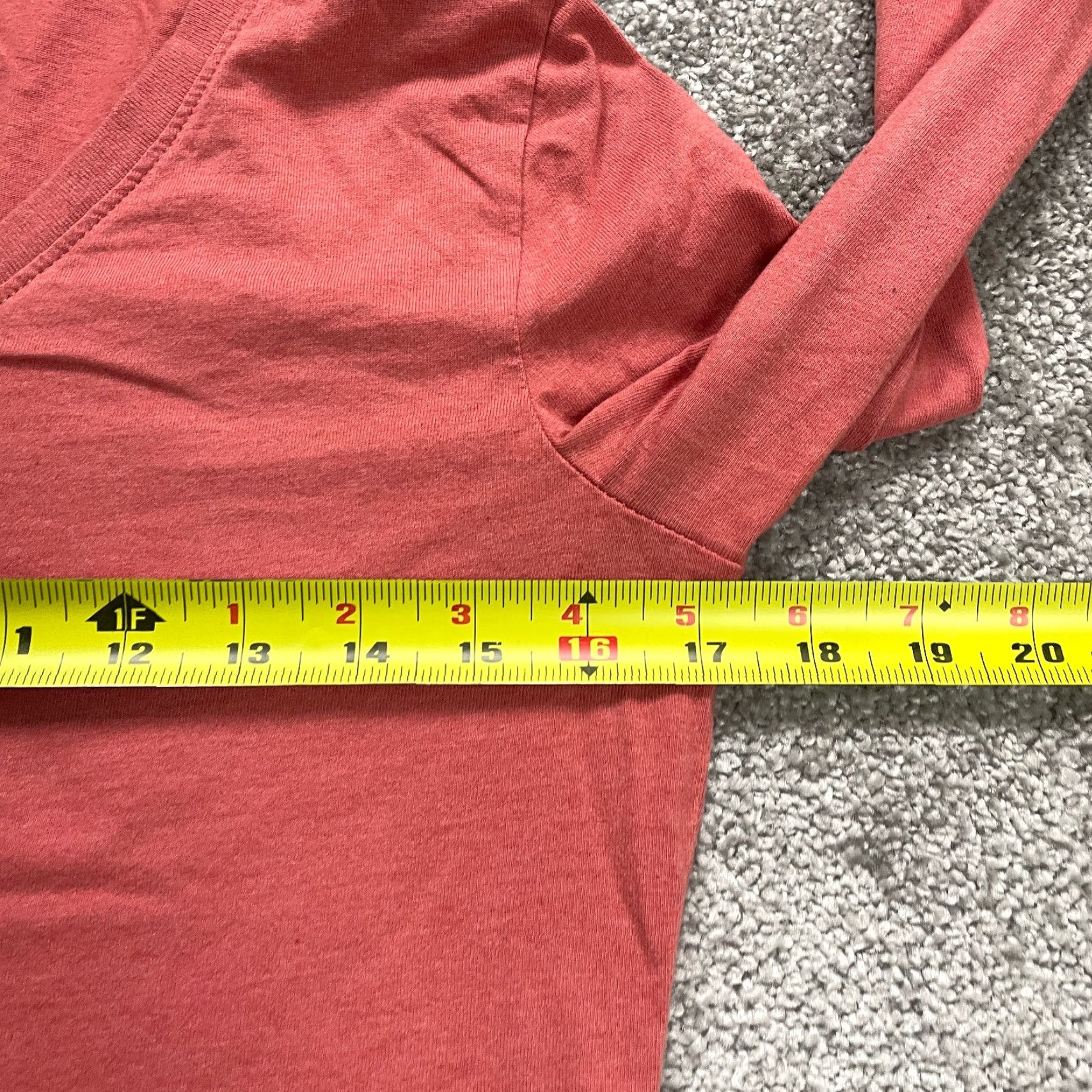 Eddie Bauer Eddie Bauer Women's Long Sleeve V-Neck T-Shirt Small Red Casual Cotton Basic 90s Style Size S / US 4 / IT 40 - 7 Thumbnail