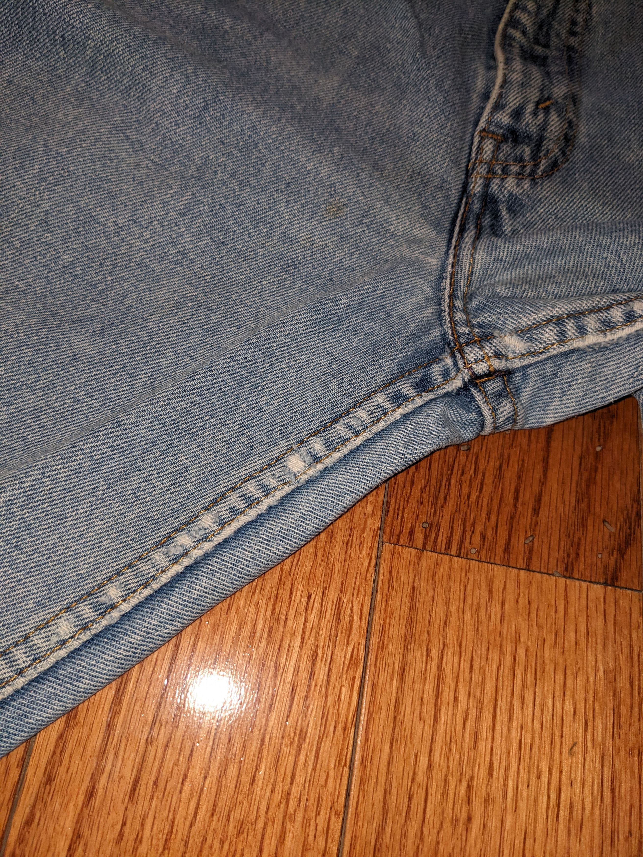 Levi's × Vintage Vintage 90s Levi's 505 34 x 30 Regular Straight Leg Denim Size US 34 / EU 50 - 10 Thumbnail