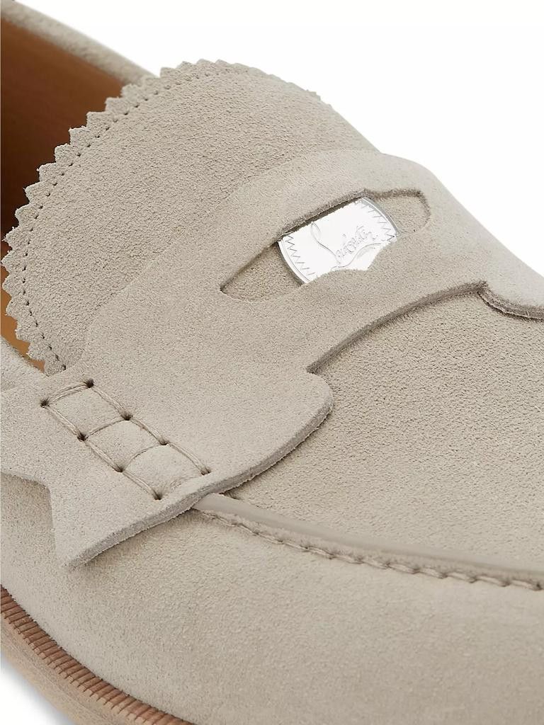 Christian Louboutin os11x0125 Crosta Loafers in Beige Size US 10.5 / EU 43-44 - 6 Thumbnail
