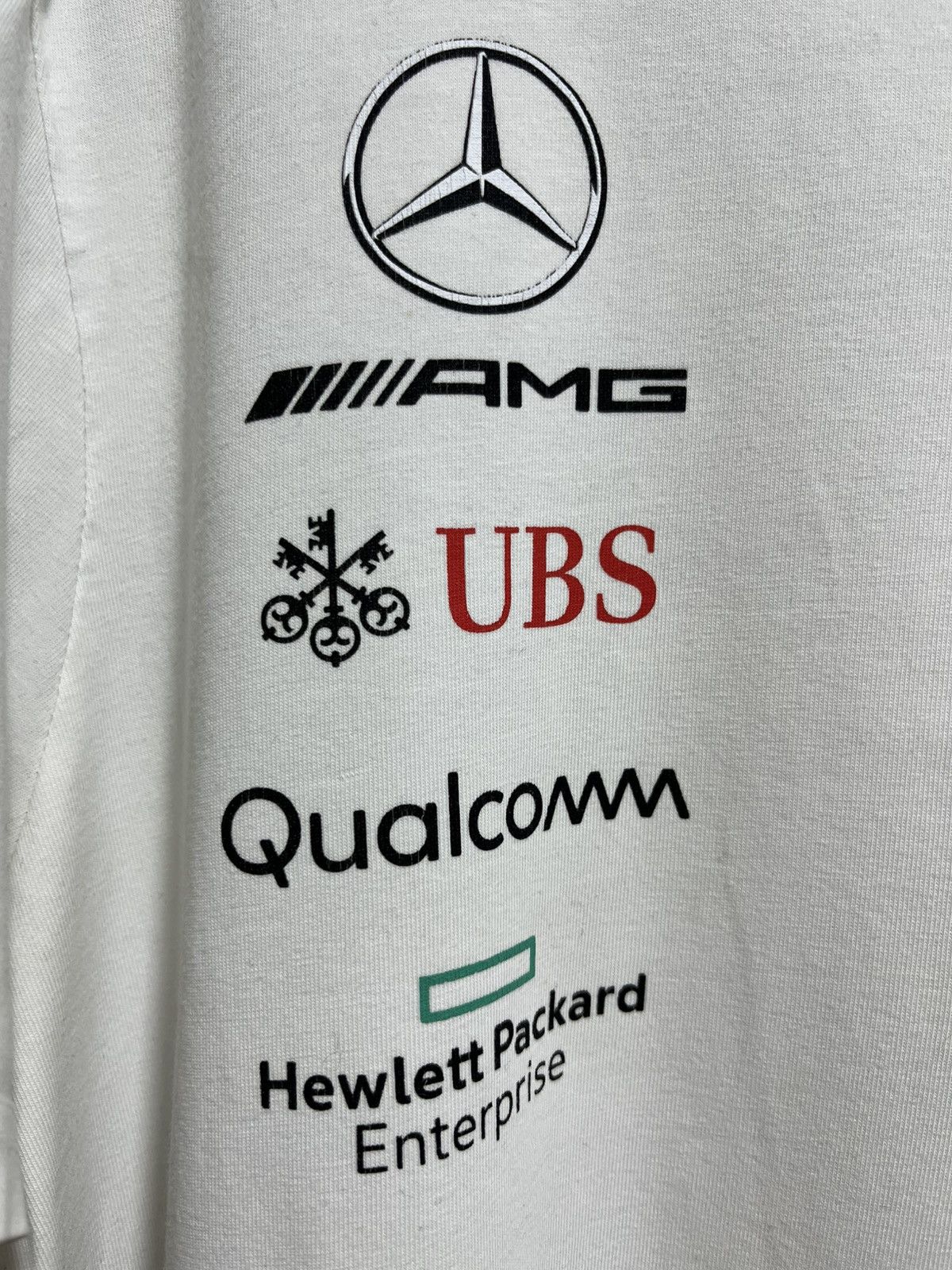 Tommy Hilfiger Mersedes-Benz AMG T-Shirt White Motosport Size M Size US M / EU 48-50 / 2 - 5 Thumbnail