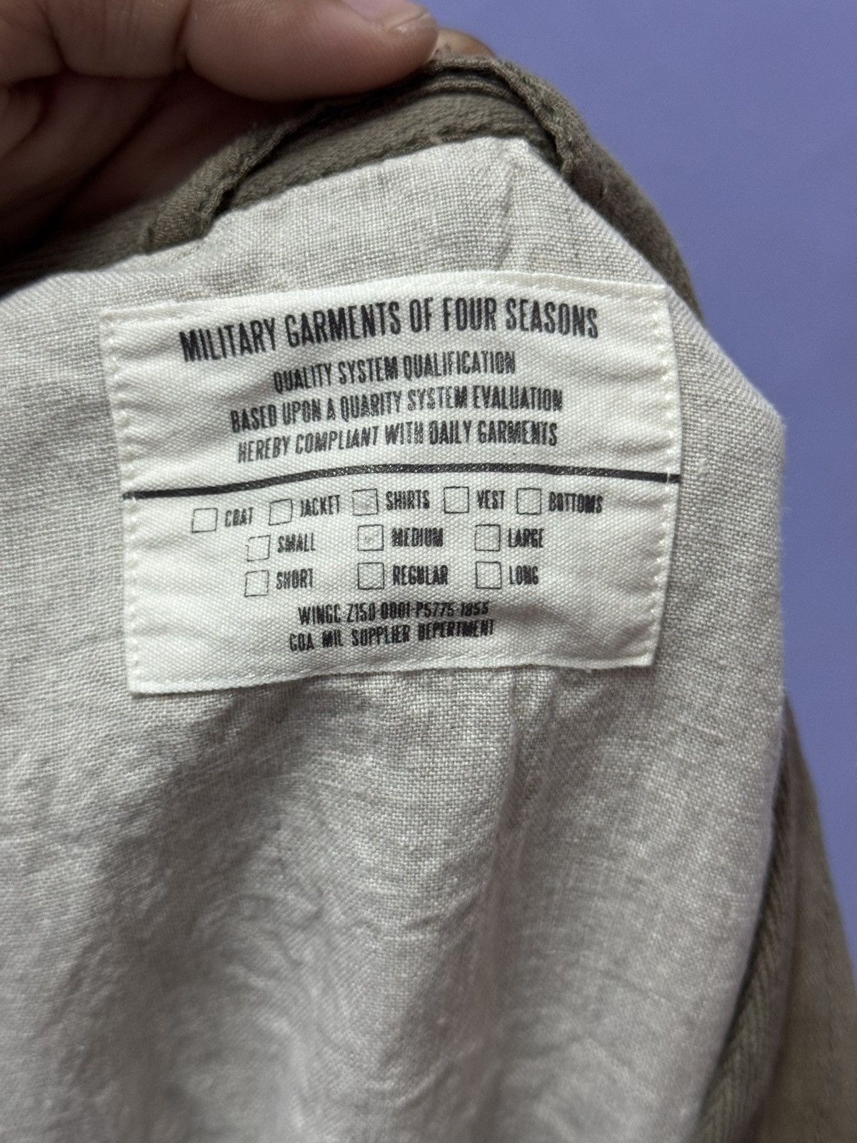 GOA GOA Military of Four Seasons Button Up Shirt Size US M / EU 48-50 / 2 - 13 Thumbnail