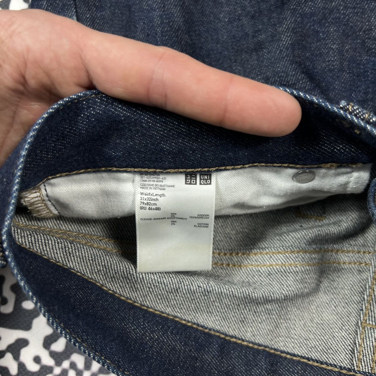 Uniqlo 31x32 Uniqlo Selvedge Japanese Causal Y2K Style Denim Jeans Size US 31 - 12 Thumbnail