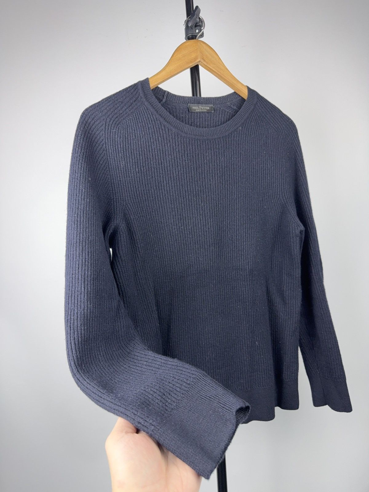 Japanese Brand Luxury 00s Phil Petter Ribbed Knit Sweater Made in Austria Size US S / EU 44-46 / 1 - 5 Thumbnail