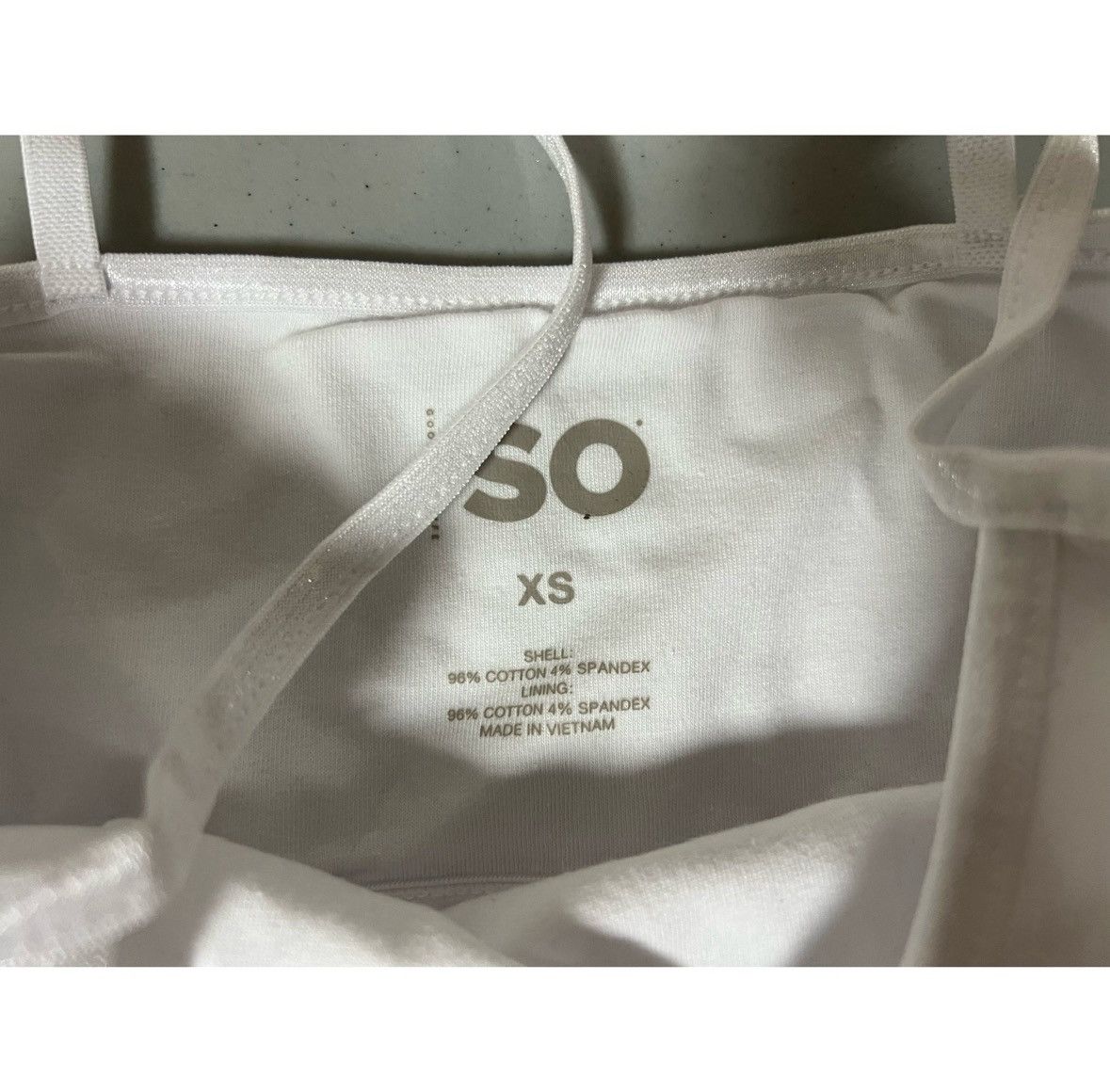 Sonoma SO White Shelf-Bra Cami Camisole Tank Top Shirt Size XS 🤍 Size XS / US 0-2 / IT 36-38 - 6 Thumbnail