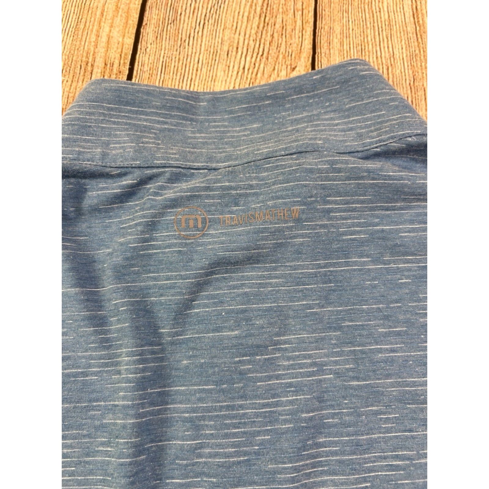 TravisMathew Mens Travis Mathew Golf 1/4 Zip Performance Stretch Tech Pullover Blue Shirt Size US M / EU 48-50 / 2 - 6 Thumbnail