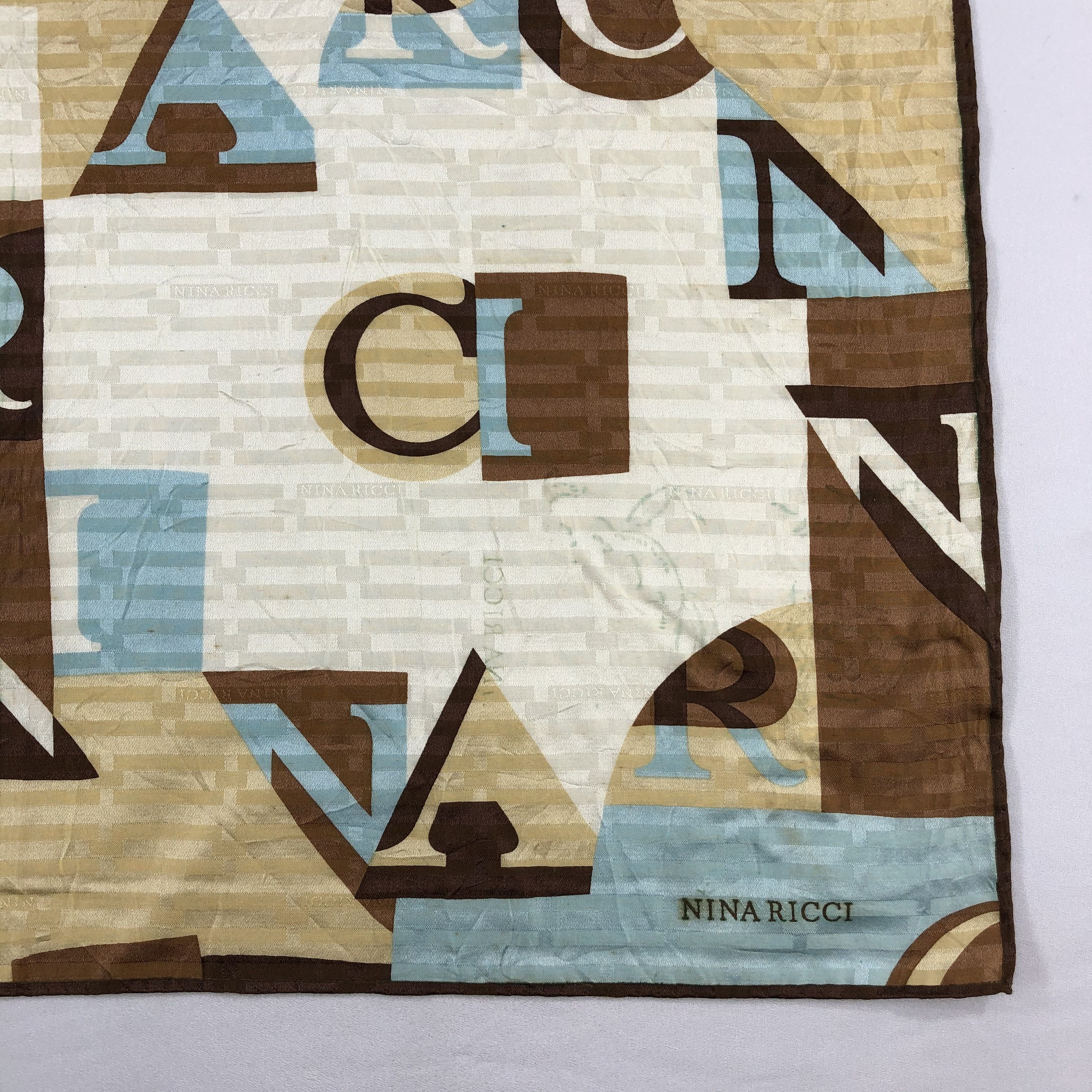 Nina Ricci Vintage Nina Ricci Silk Scarf Size ONE SIZE - 4 Thumbnail