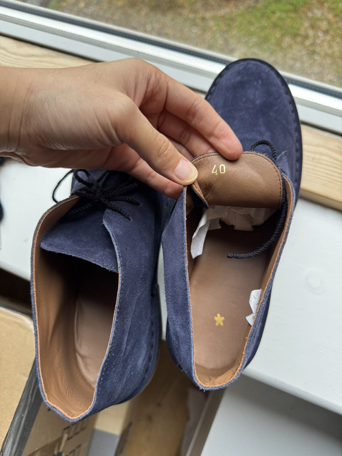 Daniela Gregis Daniela Gregis SS24 Handmade Suede Derby Shoes Size US 10 / IT 40 - 10 Thumbnail