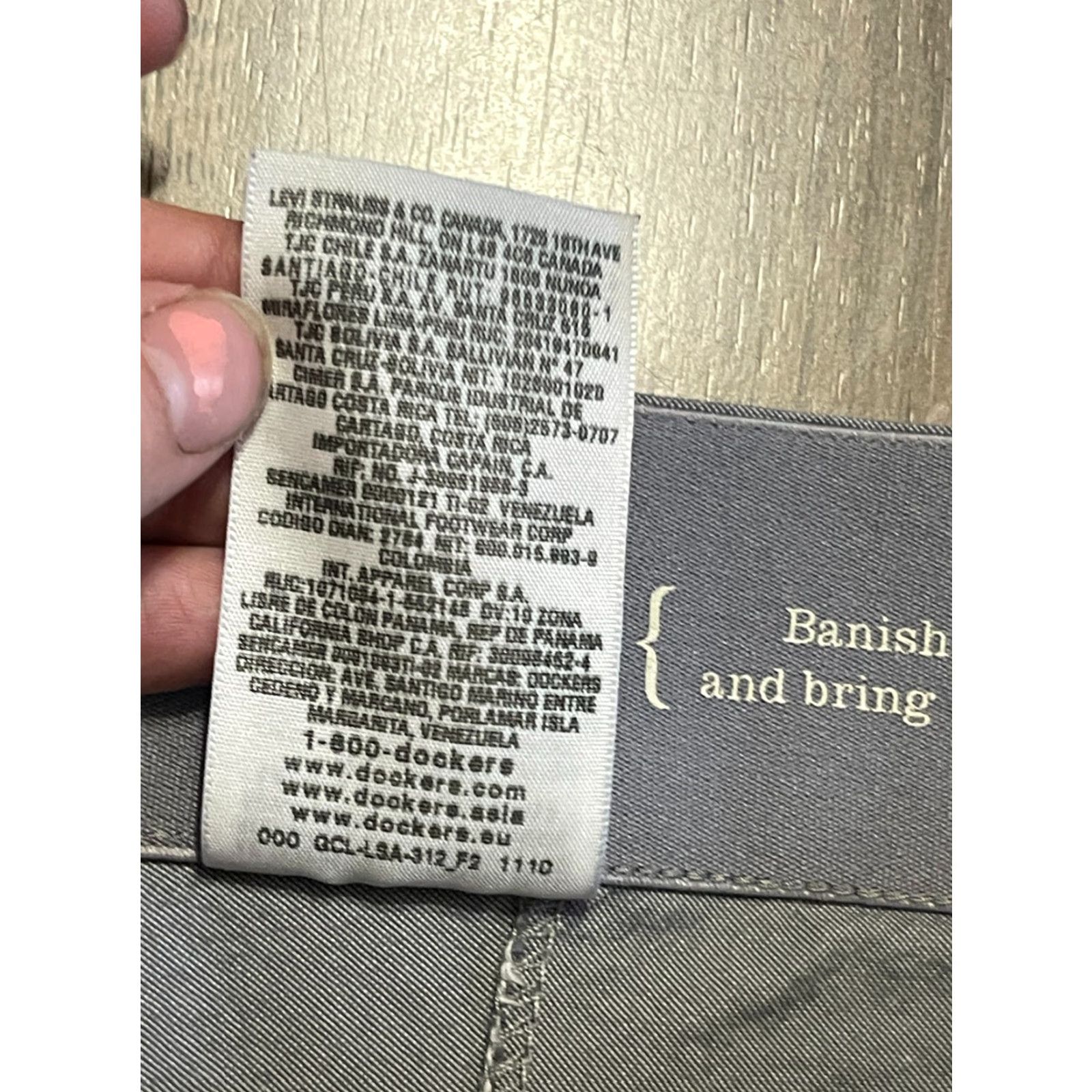 Dockers **DOCKERS Women's Size 16 Petite Gray Straight Leg Pants** User: DOCKERS Women's Size 16 Petite Gray Straight Leg Pants Size 38" / US 16 / IT 52 - 6 Thumbnail