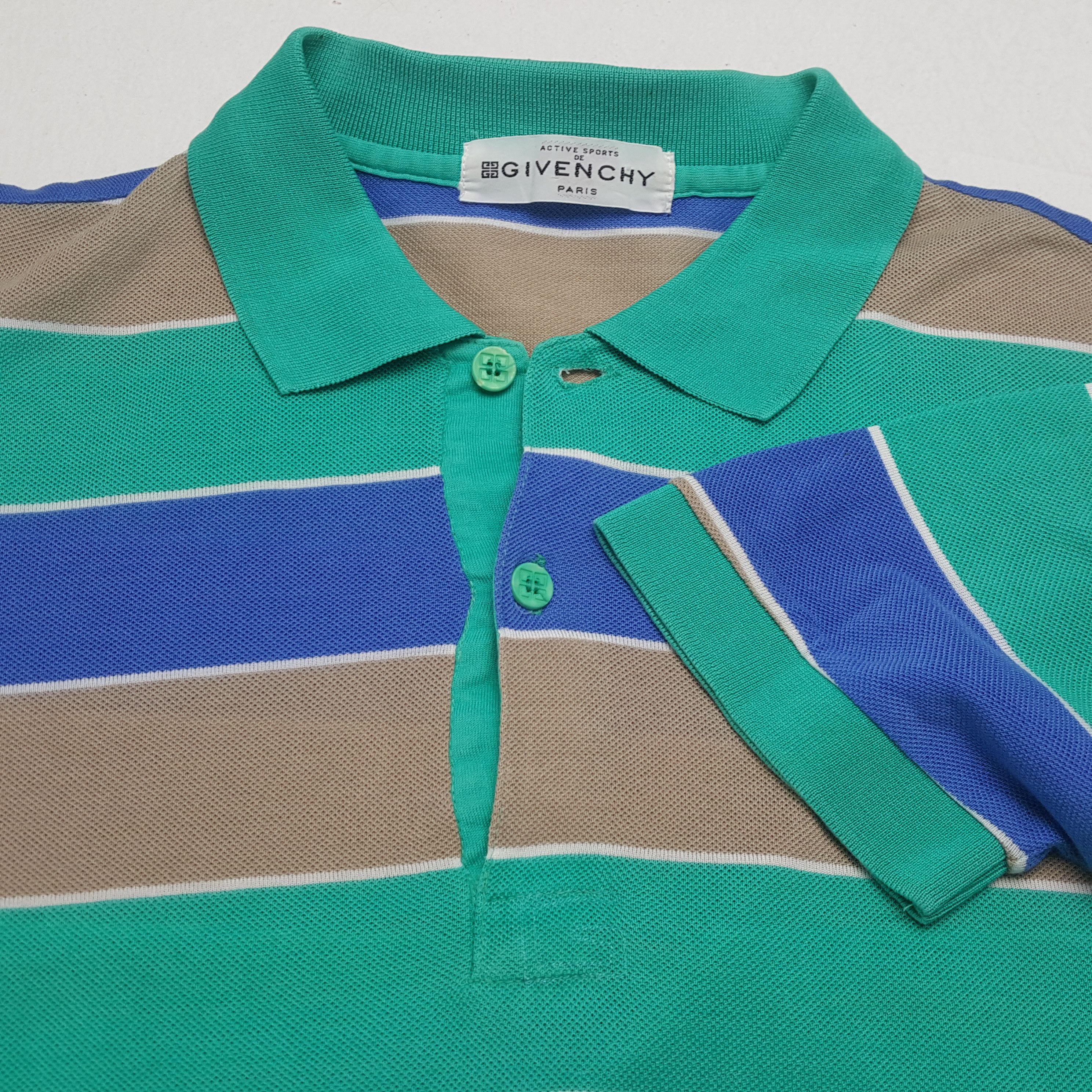 Givenchy × Vintage GIVENCHY Small Logo Fashion Style Casual Polos Size US S / EU 44-46 / 1 - 5 Thumbnail