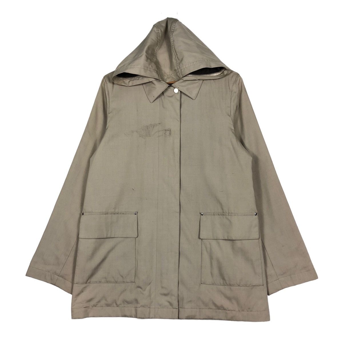 Japanese Brand 🔥Double Layer Hoodie Jacket Biker Aquascutum Of London Size US M / EU 48-50 / 2 - 1 Thumbnail