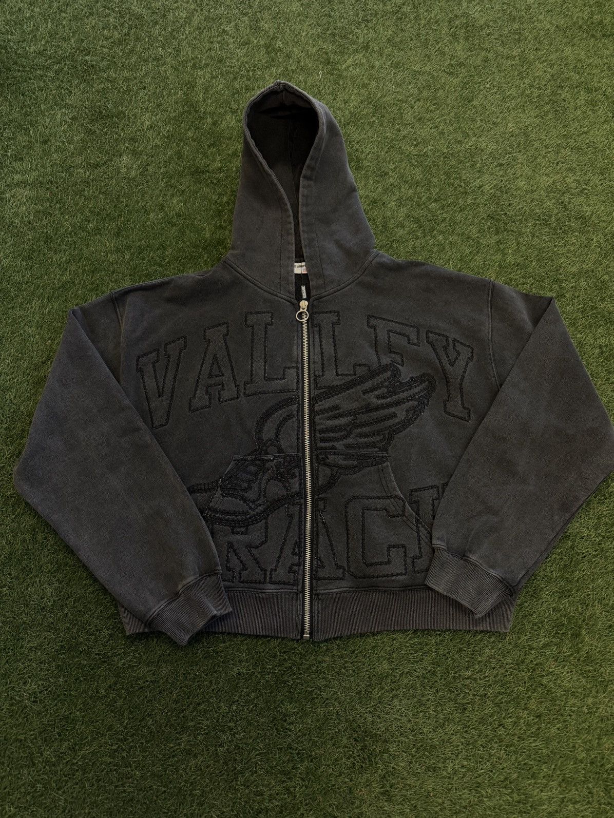 Vale Vale Zip Up Hoodie Black Size XL Brand New Size US XL / EU 56 / 4 - 1 Thumbnail