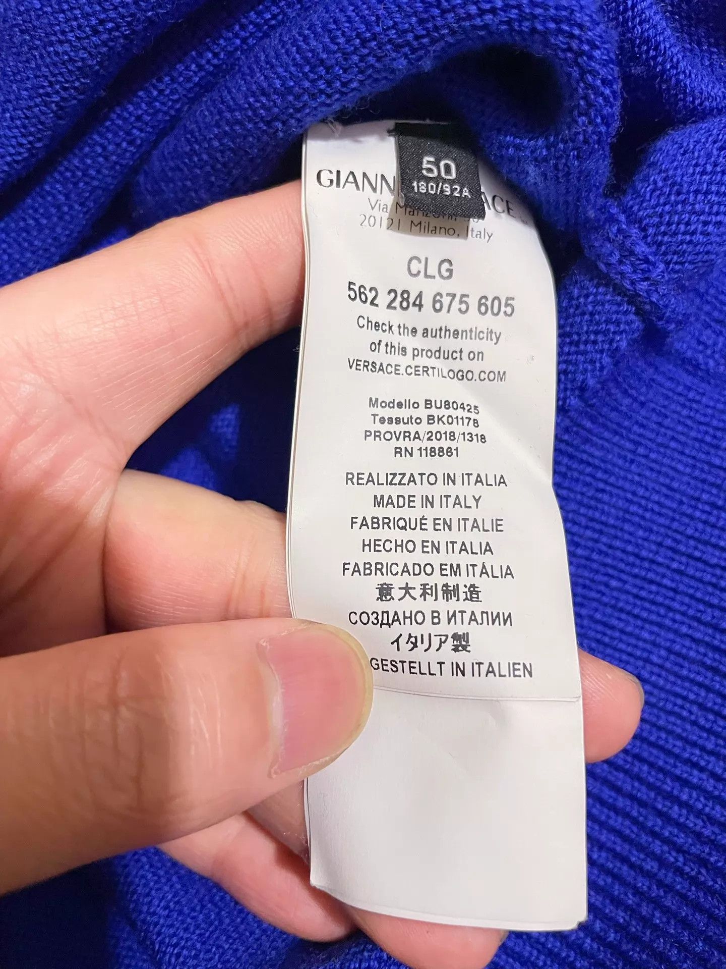 Versace Versace VS Collection Runway Wool Knit Hoodie Size US M / EU 48-50 / 2 - 7 Thumbnail