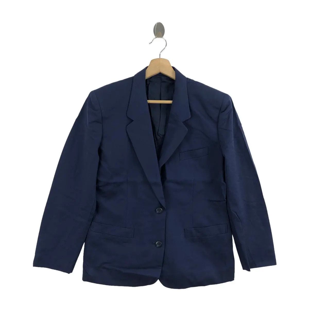 Burberry Vtg 90’ BURBERRY LONDON PRORSUM 2 Button Blue Blazer Sport Size S / US 4 / IT 40 - 1 Thumbnail